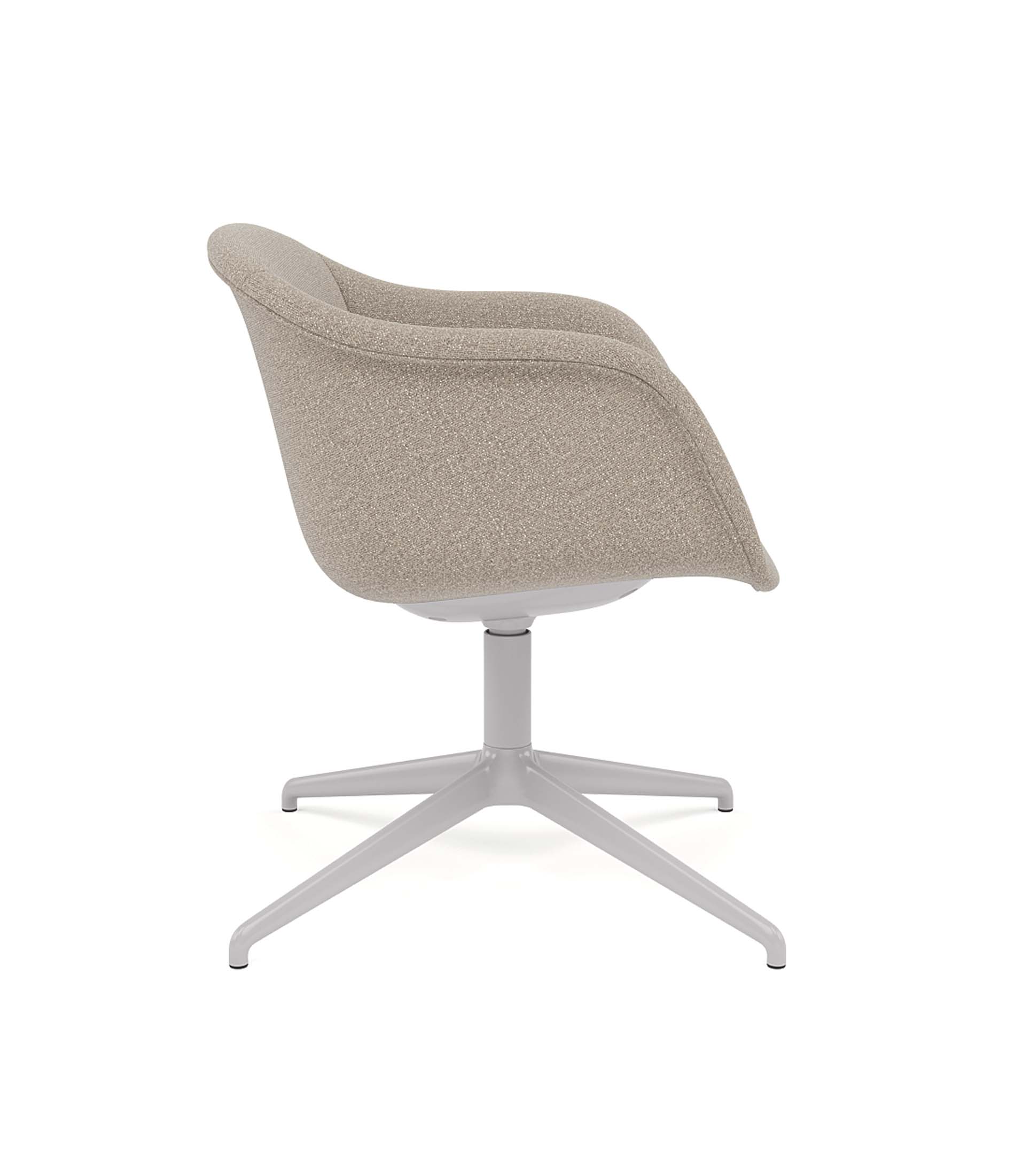 Fiber Soft Armchair - Swivel Base