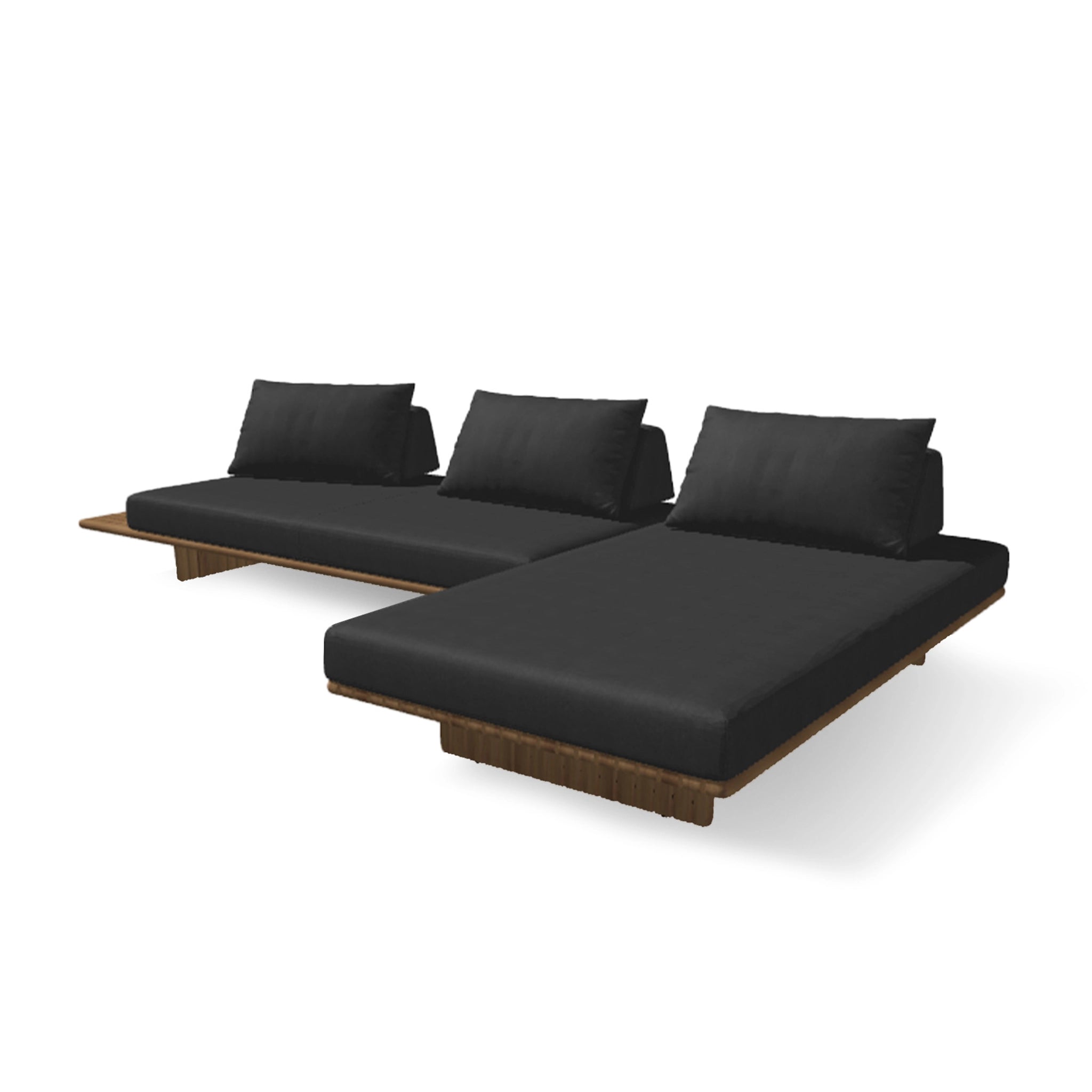 Deck 2 Piece Sectional L Shape Configuration