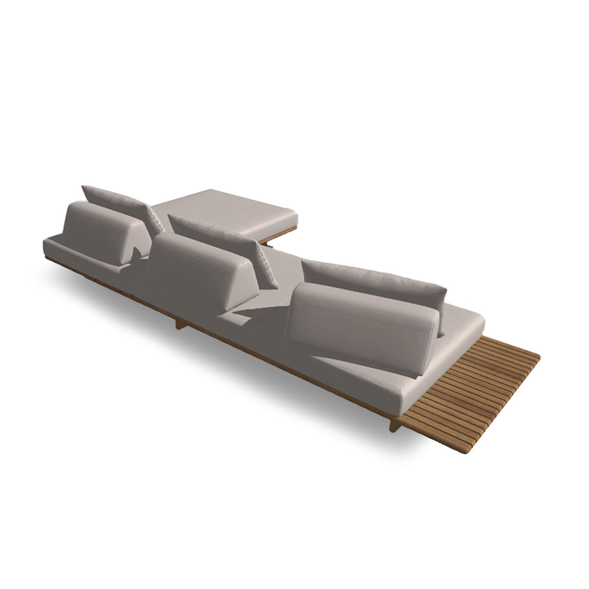 Deck 2 Piece Sectional L Shape Configuration