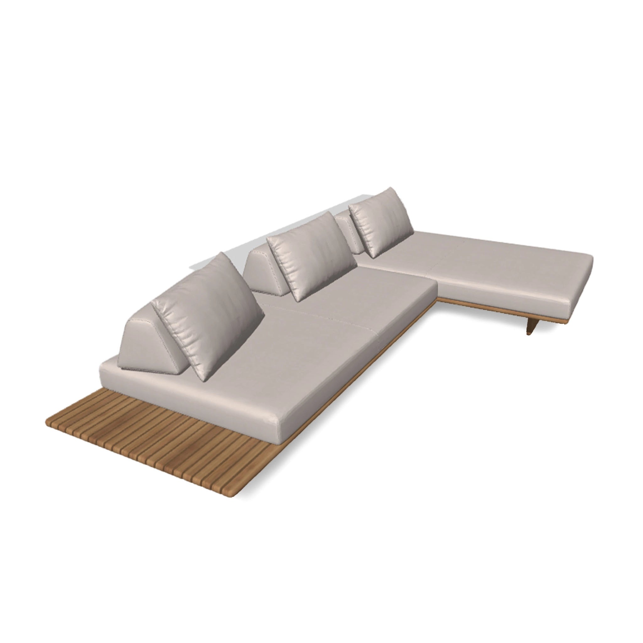 Deck 2 Piece Sectional L Shape Configuration