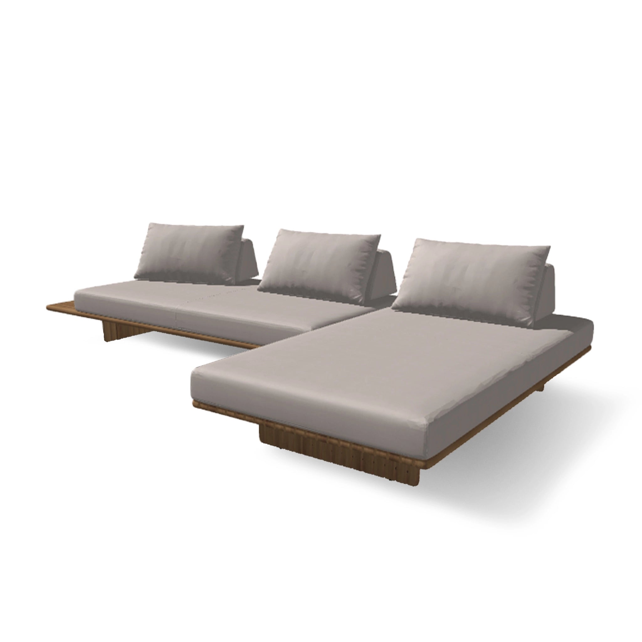 Deck 2 Piece Sectional L Shape Configuration
