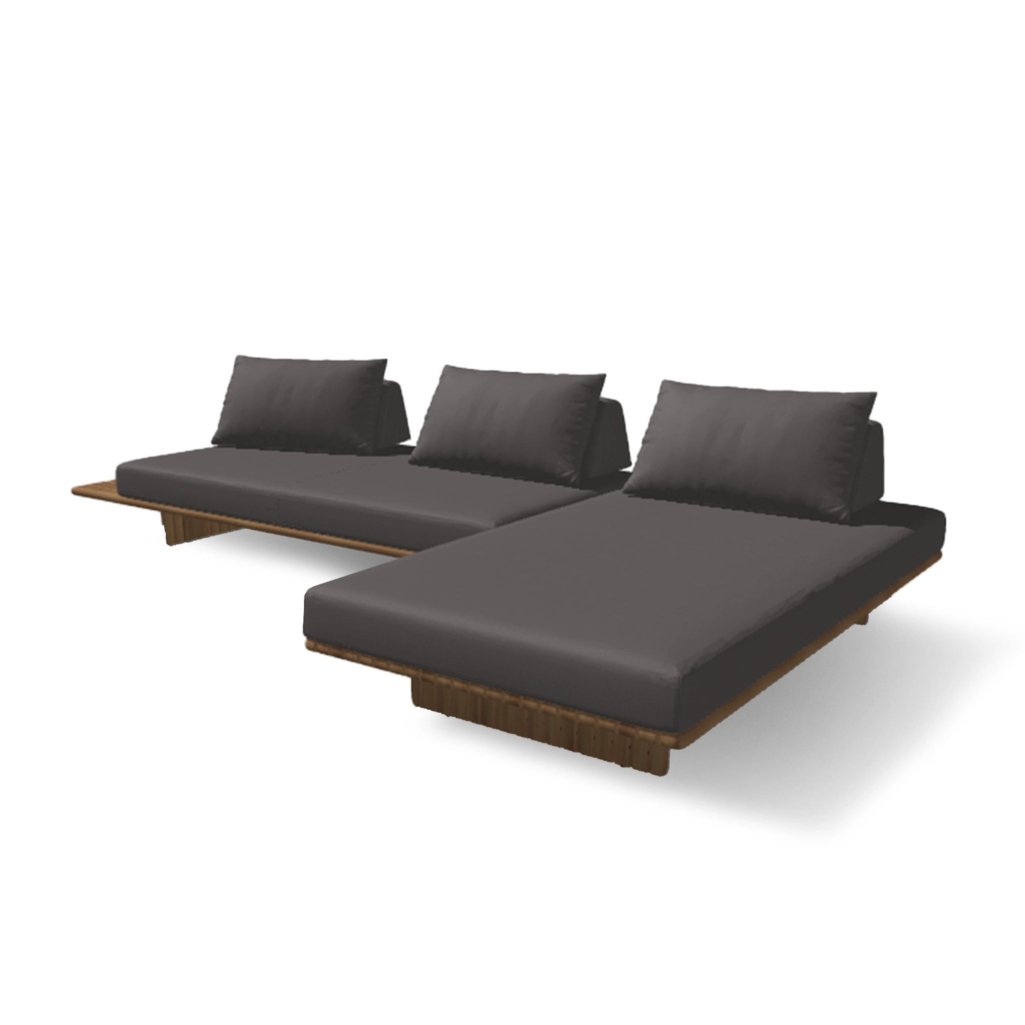 Deck 2 Piece Sectional L Shape Configuration