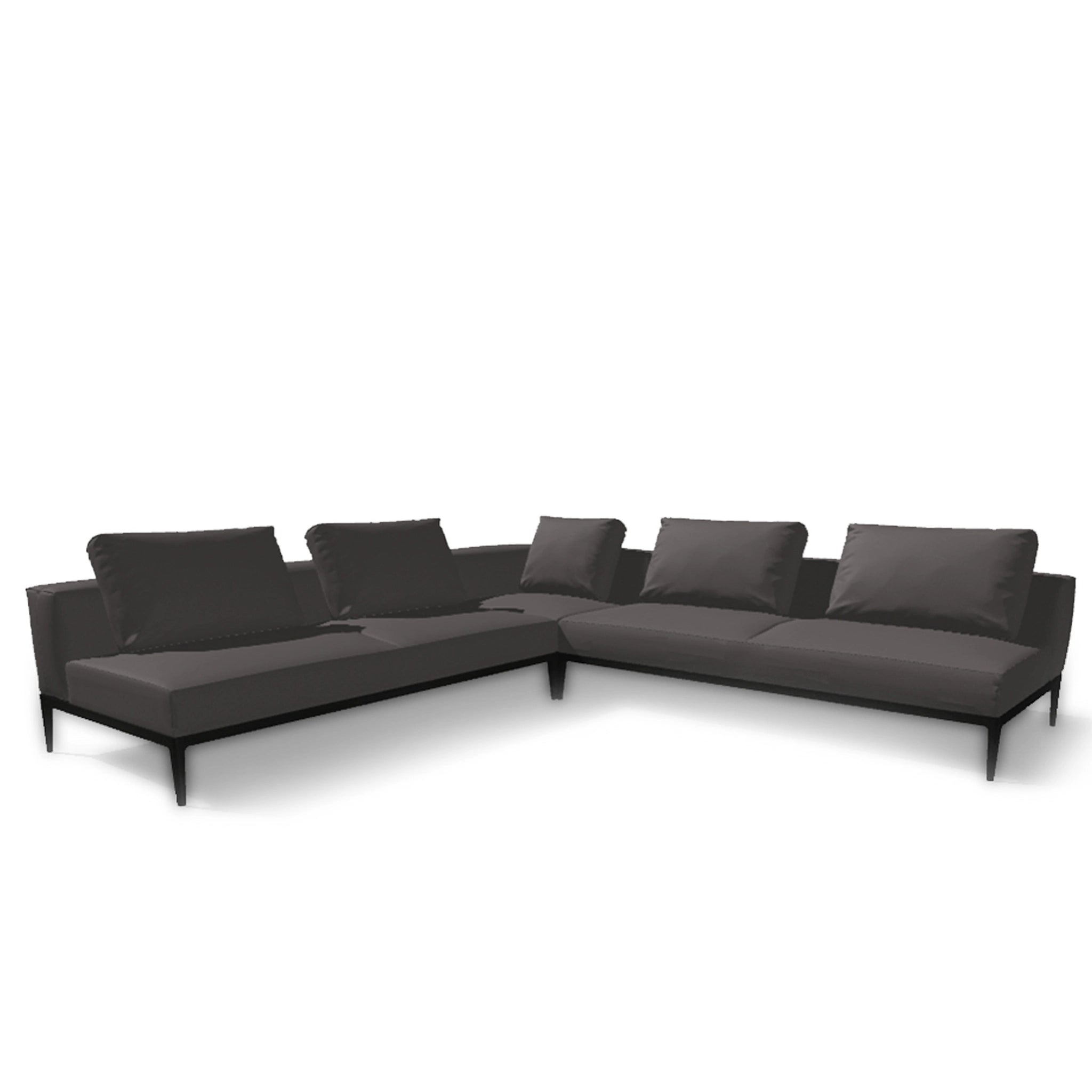 Grid 3 Piece Armless Sectional Configuration
