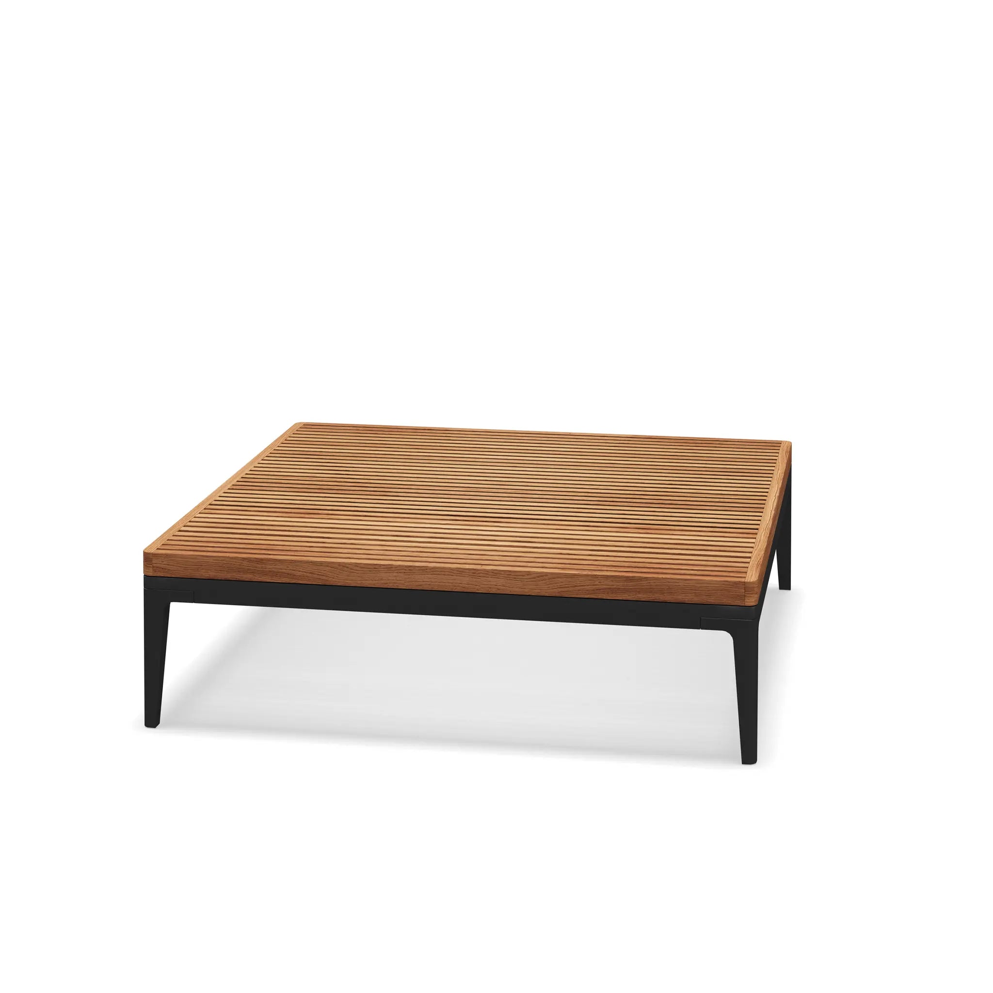 Grid Large Coffee Table - Teak Top
