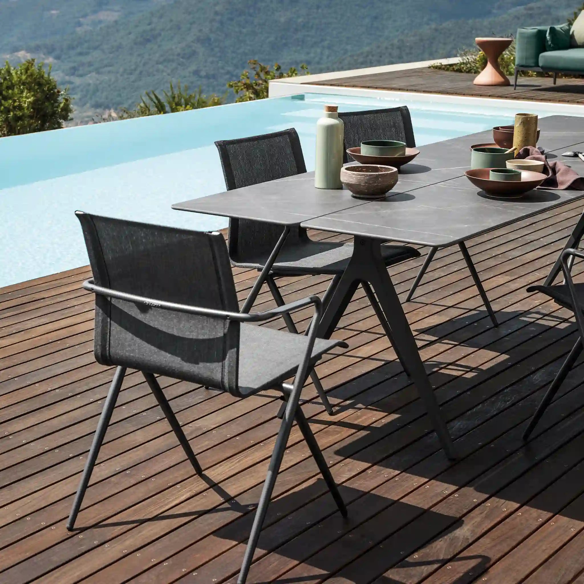 Split Small Ceramic Dining Table - Clearance