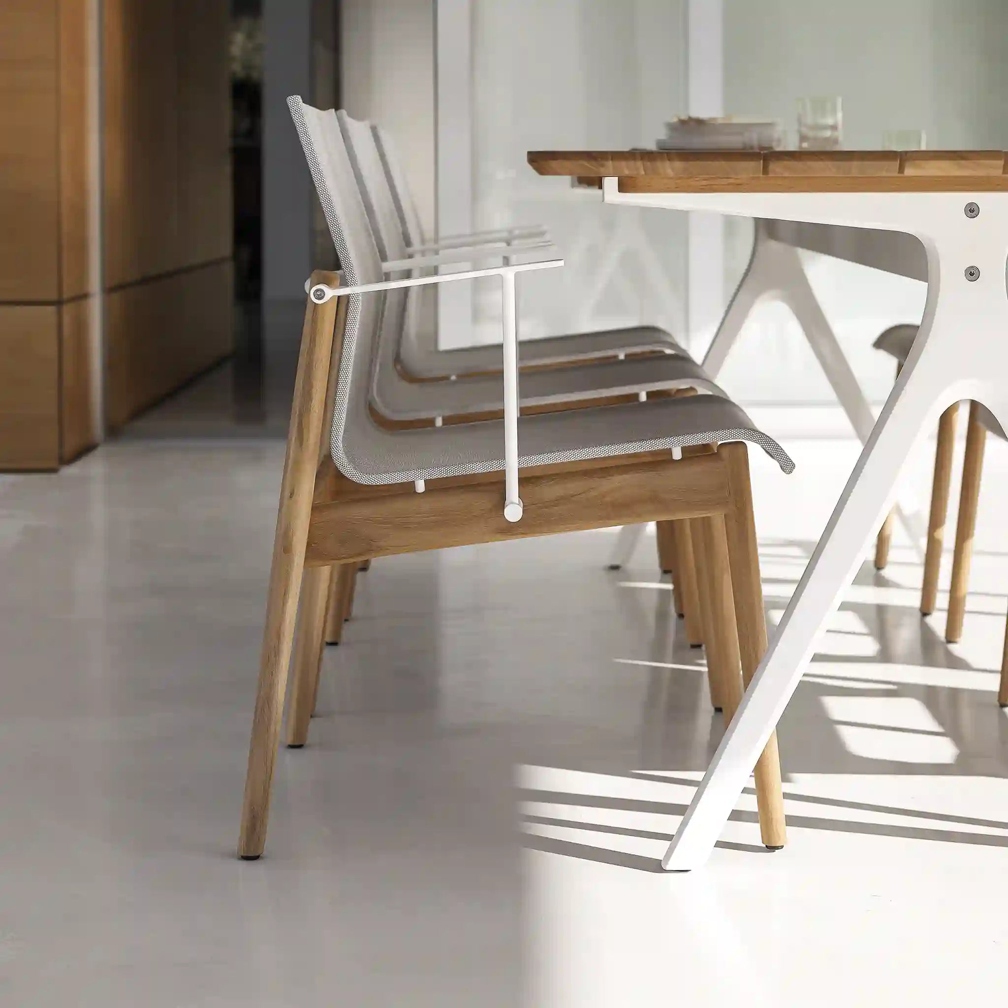 Split Dining Table - Teak