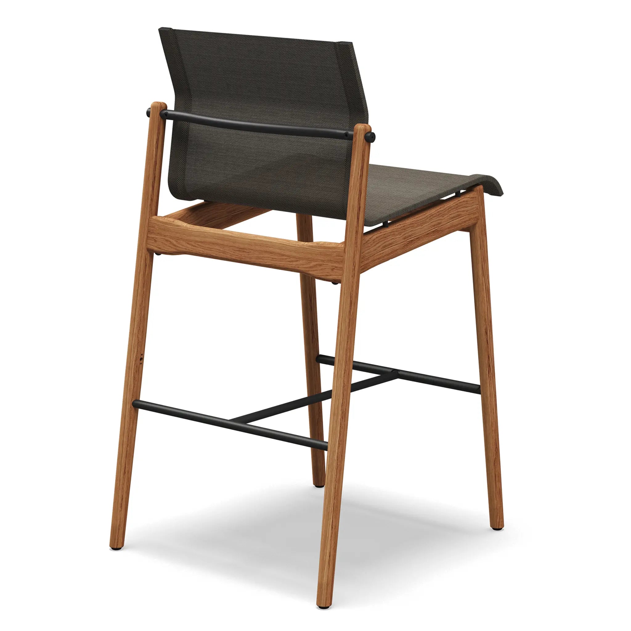 Sway Teak Bar Height Chair