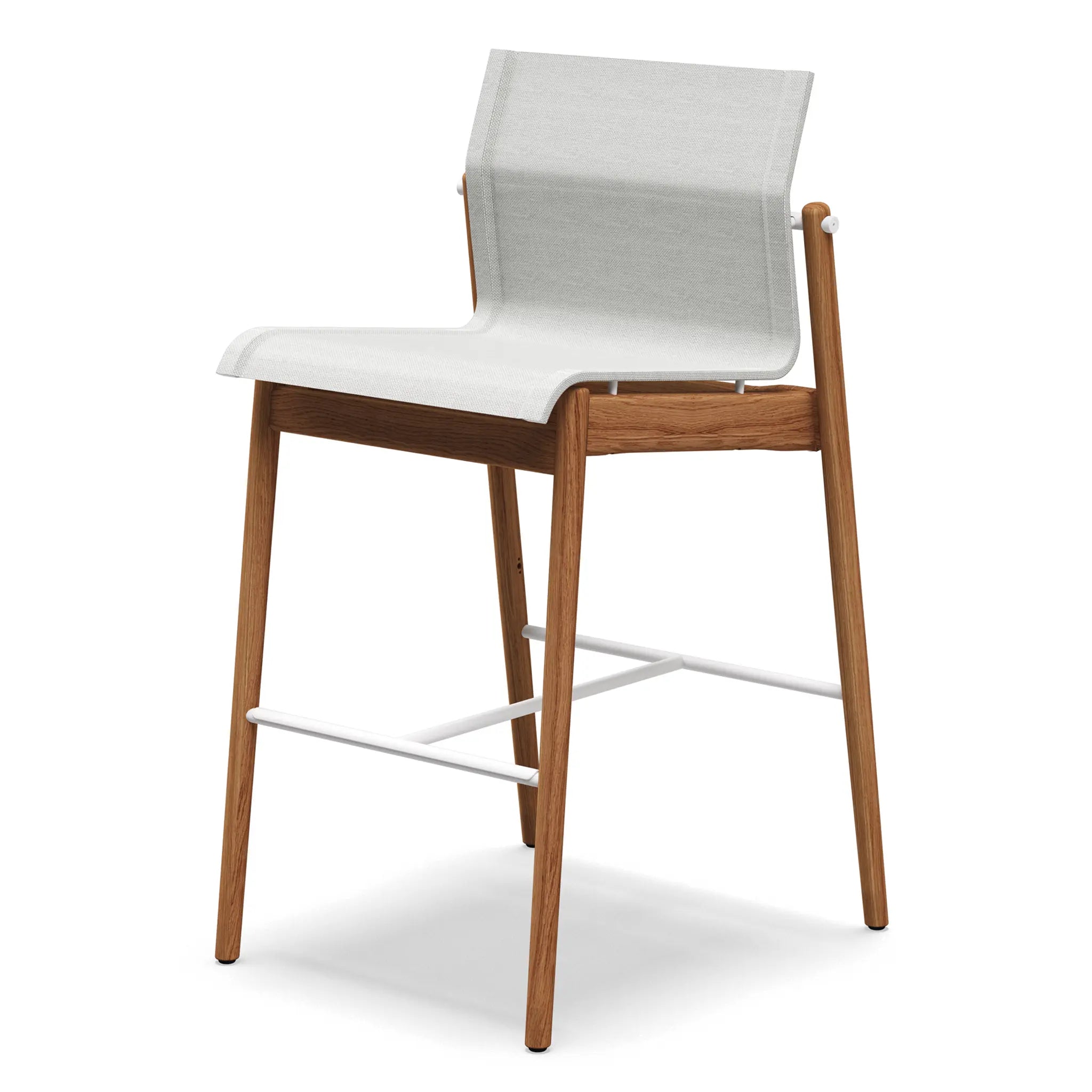 Sway Teak Bar Height Chair