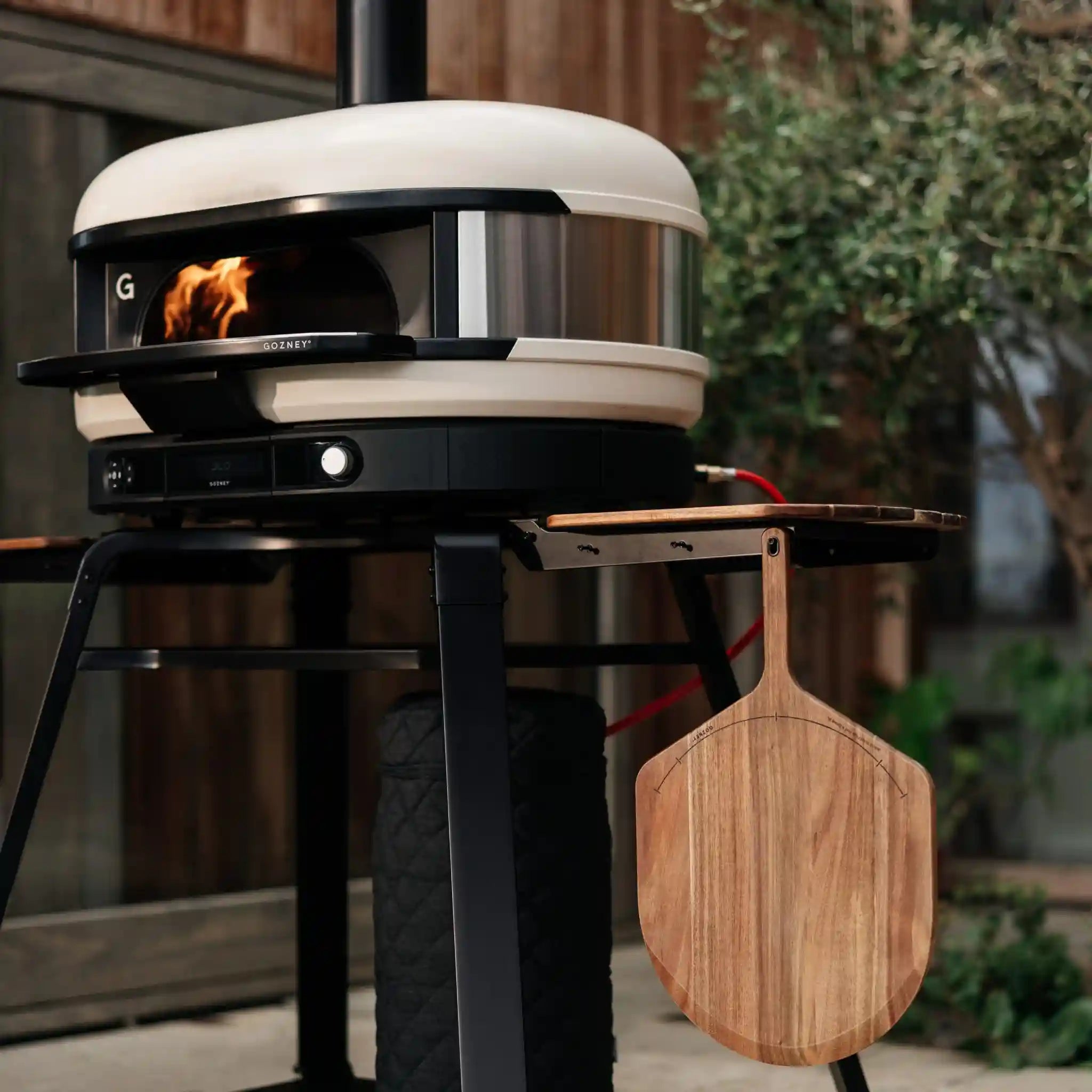 Acacia Wood Pizza Peel & Server