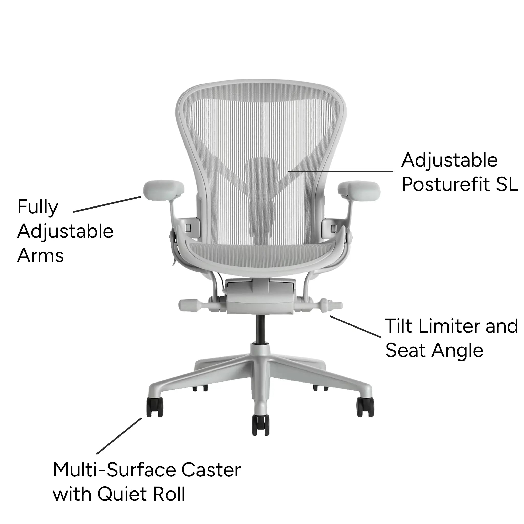 Aeron® Remastered Chair - Mineral