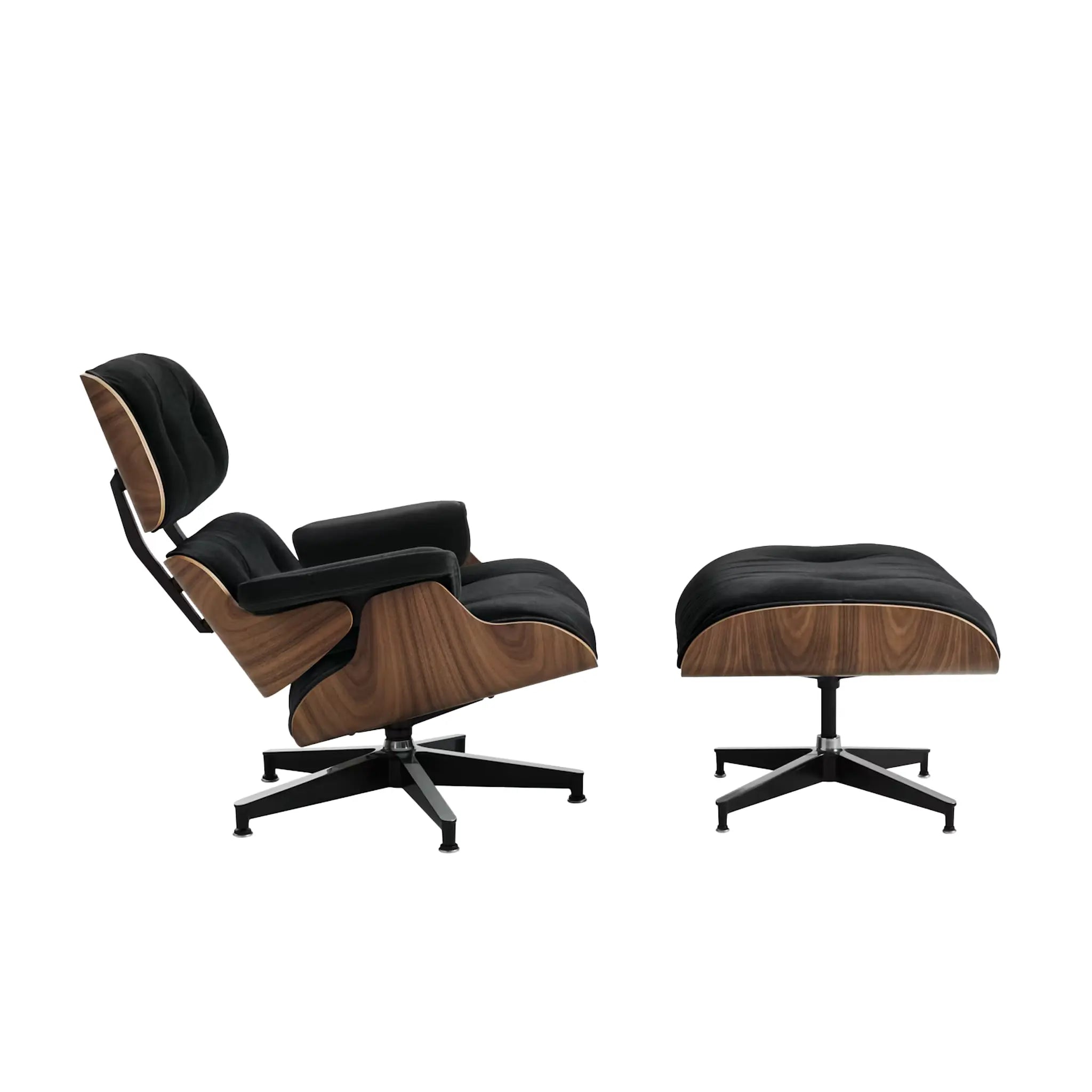 Eames® Lounge 马海毛椅和脚凳 - 经典尺寸