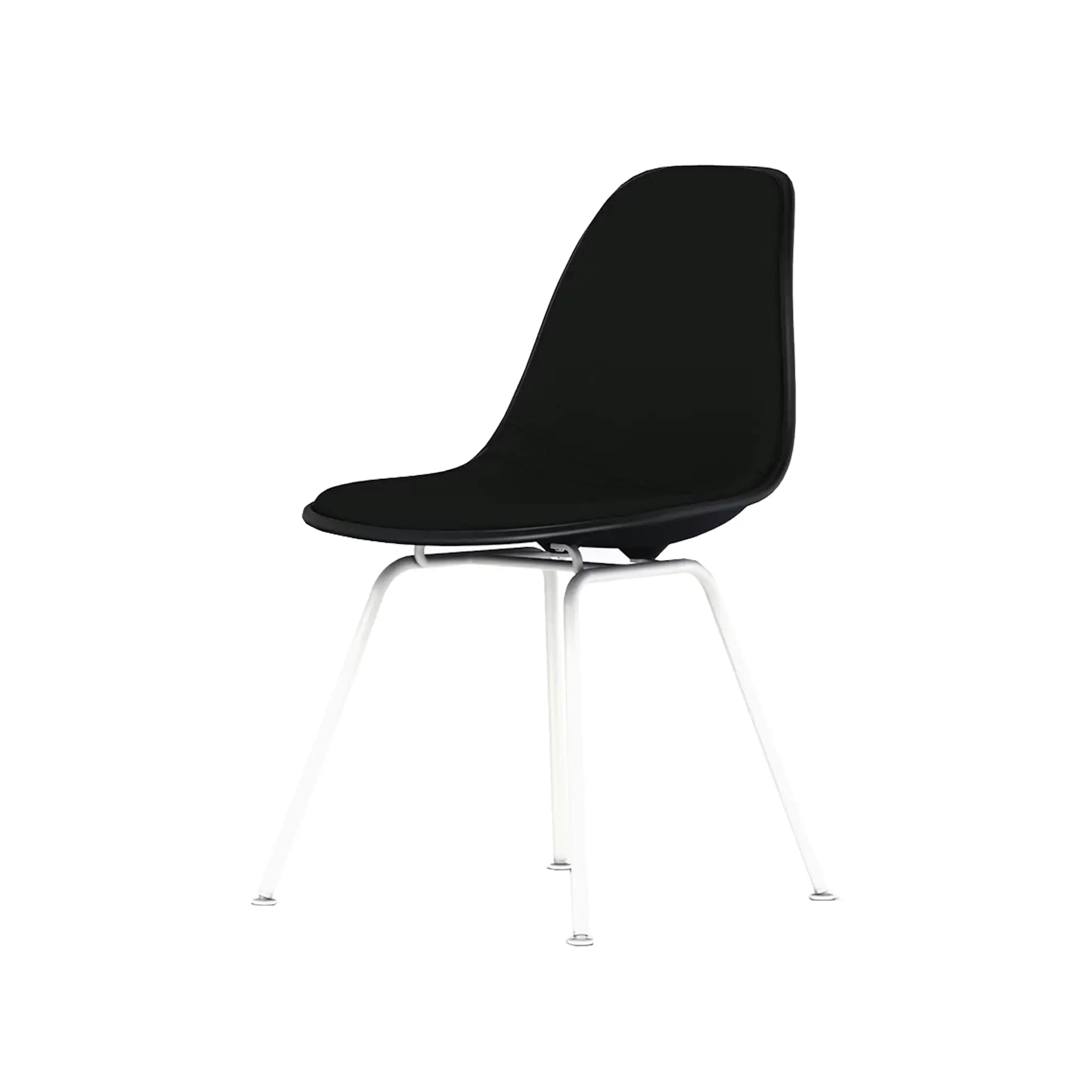 Eames® Molded Plastic Side Chair, 4-Leg Base - Upholstered