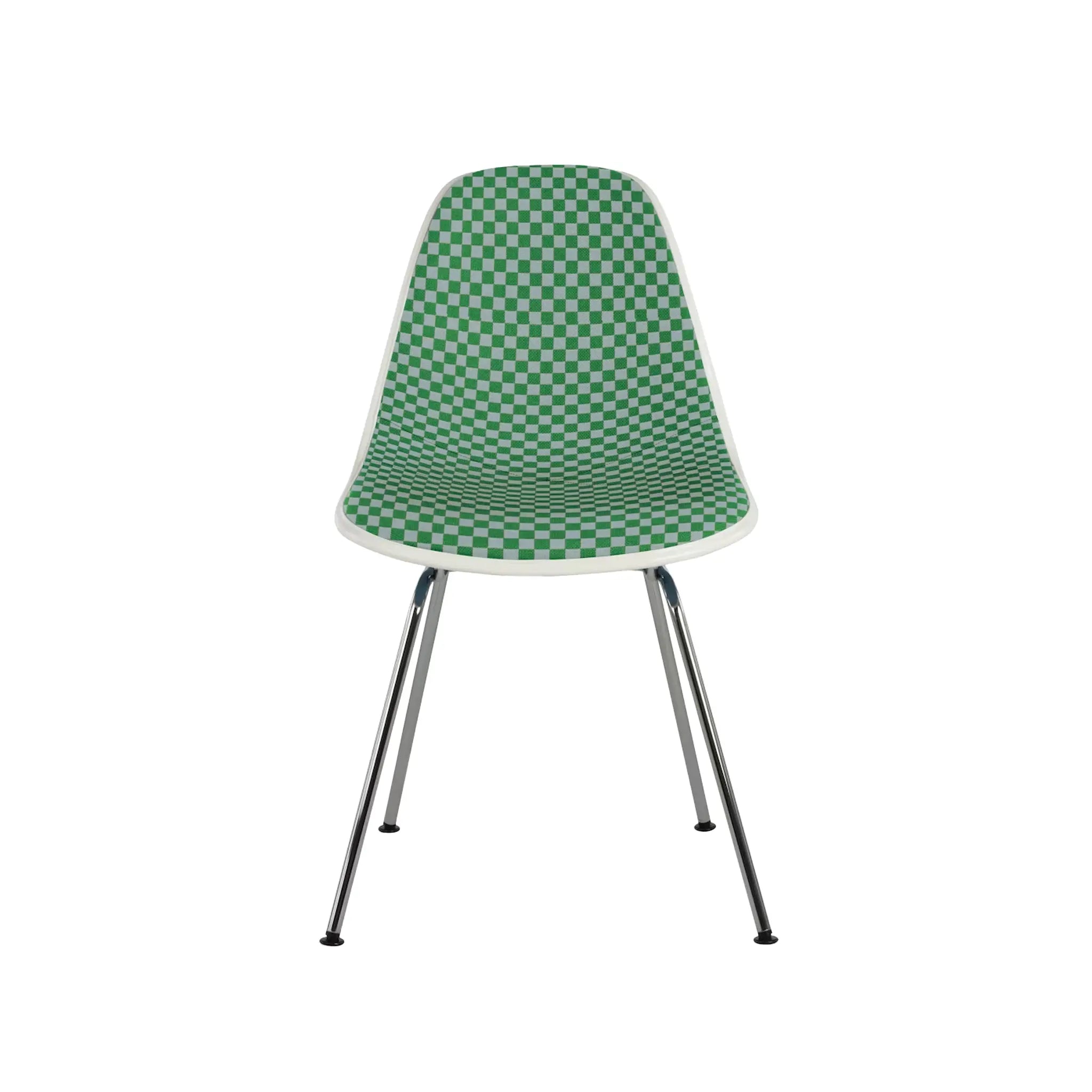Eames® Molded Plastic Side Chair, 4-Leg Base - Upholstered