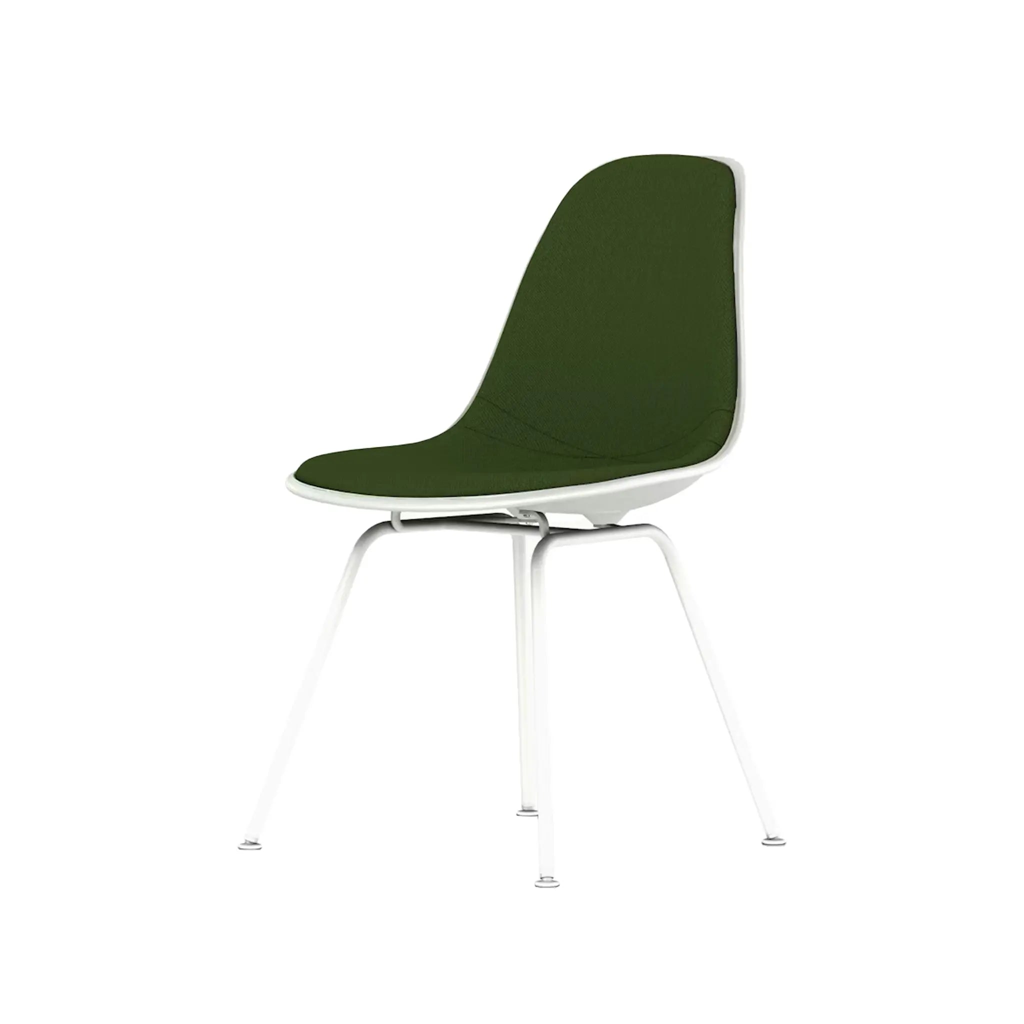 Eames® Molded Plastic Side Chair, 4-Leg Base - Upholstered