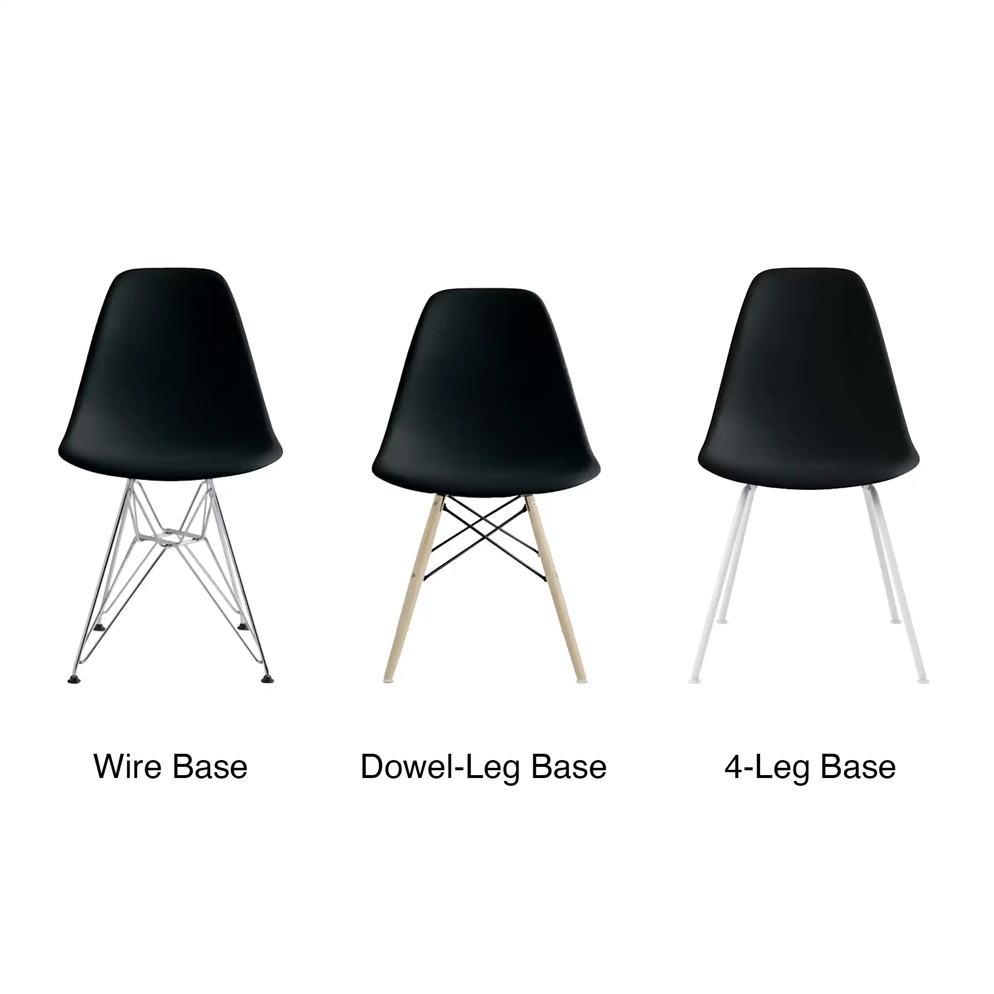 Eames® Molded Plastic Side Chair, Dowel Base