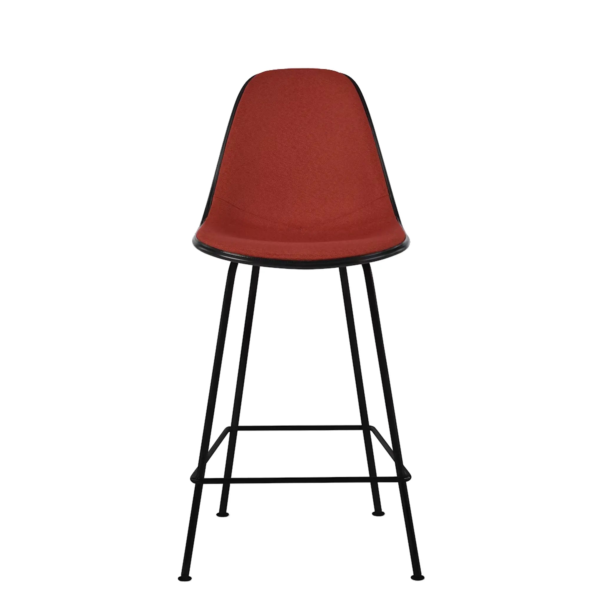 Eames® Molded Plastic Stool, Counter Height - Upholstered