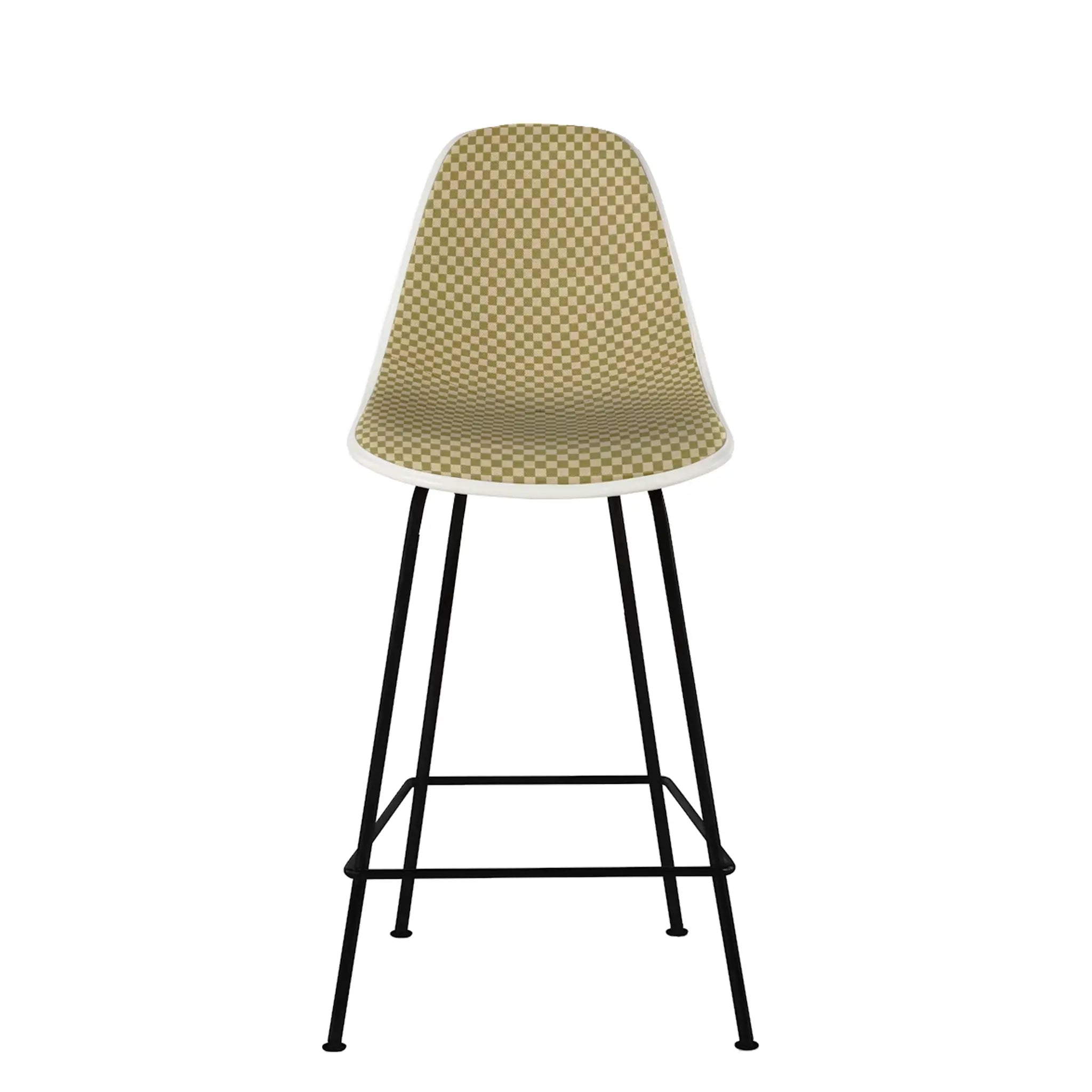 Eames® Molded Plastic Stool, Counter Height - Upholstered