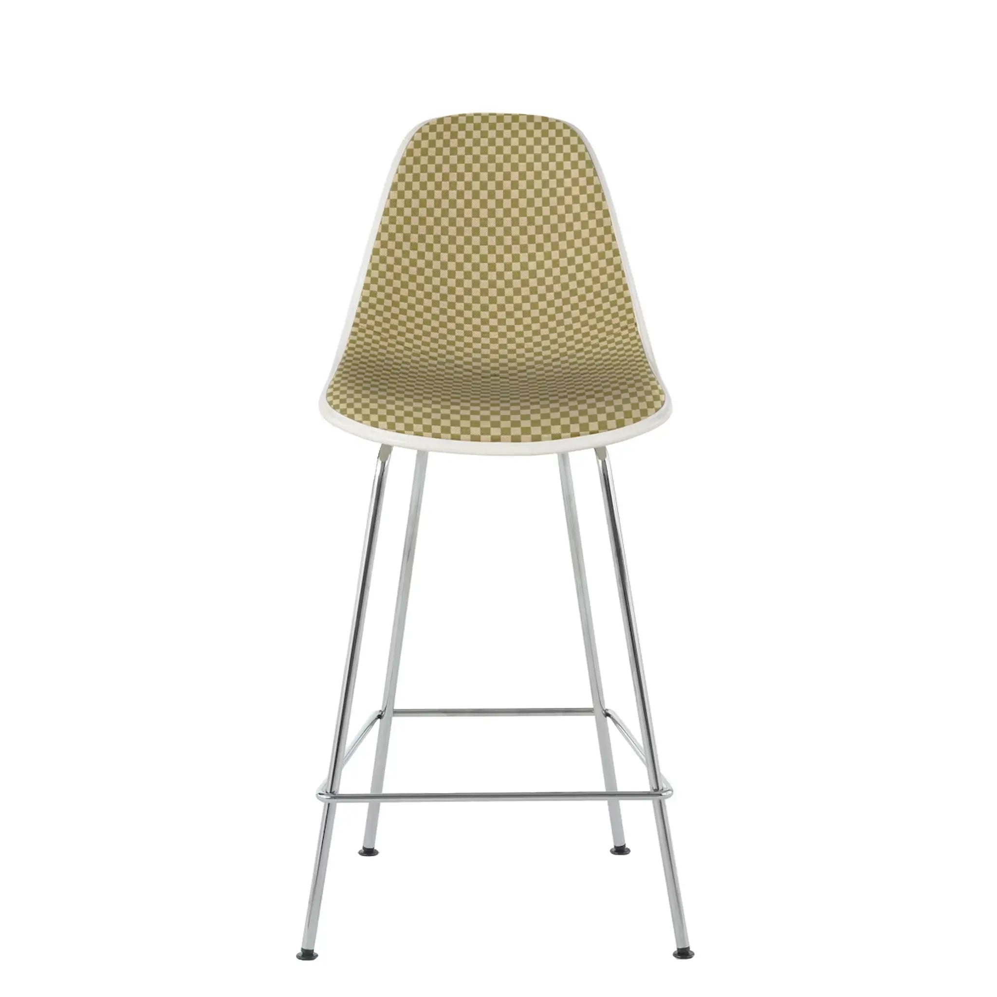 Eames® Molded Plastic Stool, Counter Height - Upholstered