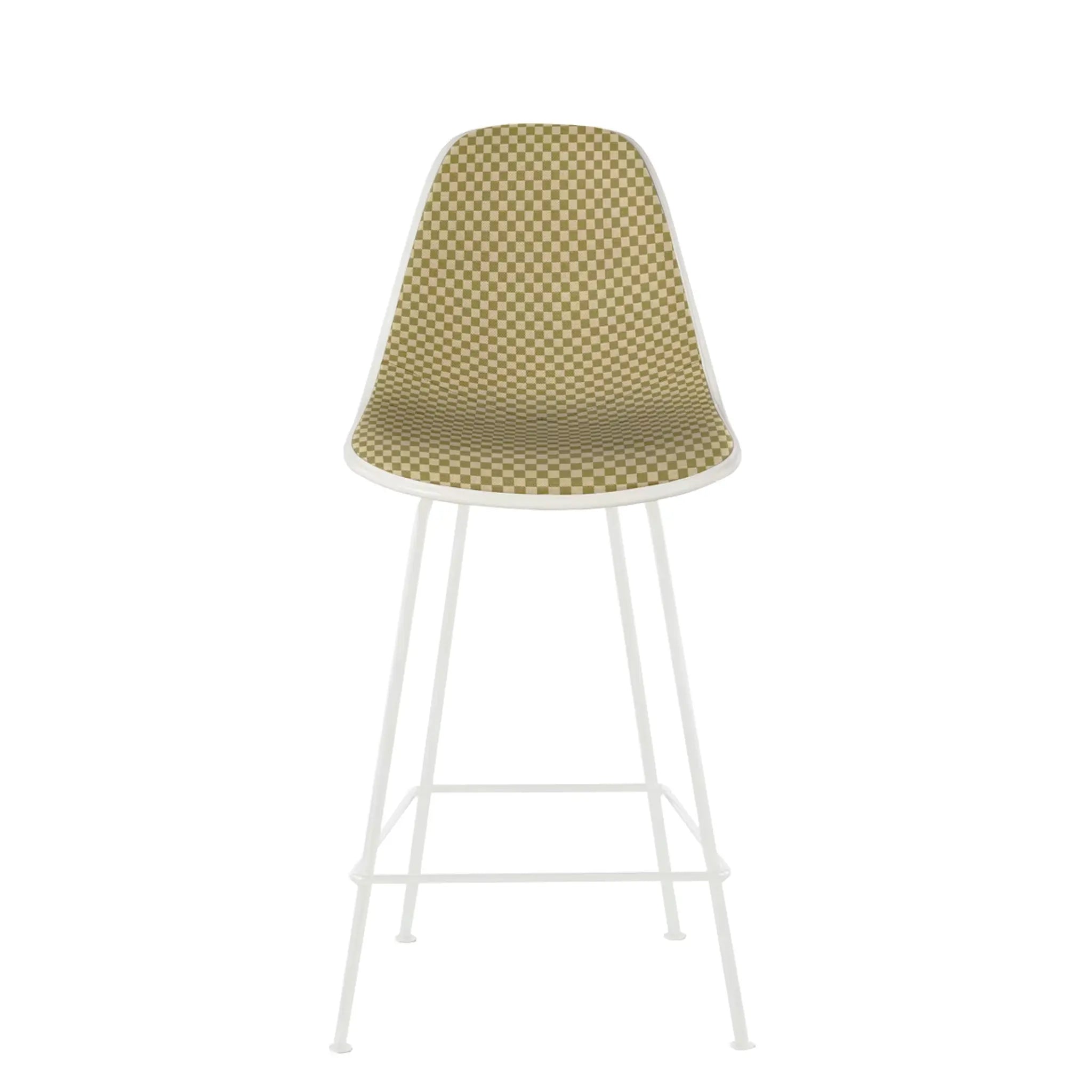 Eames® Molded Plastic Stool, Counter Height - Upholstered