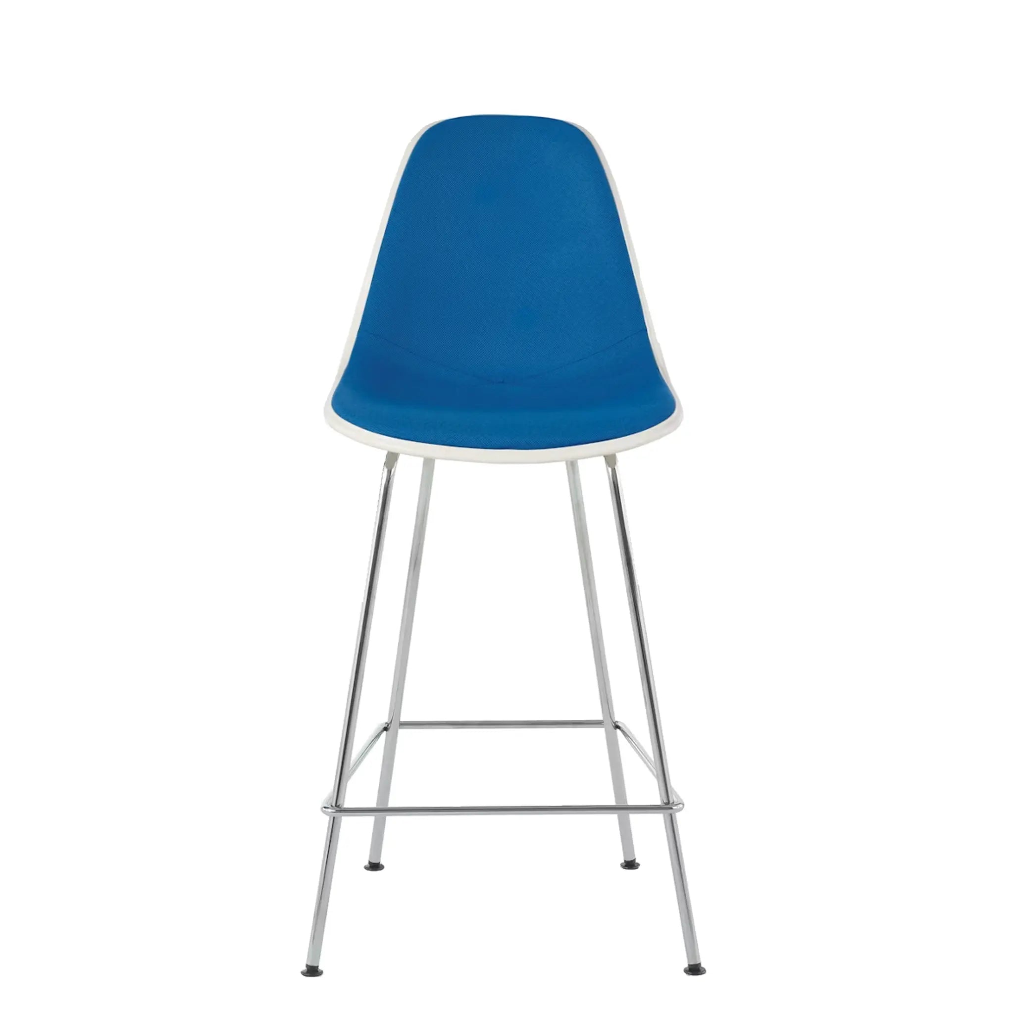 Eames® Molded Plastic Stool, Counter Height - Upholstered