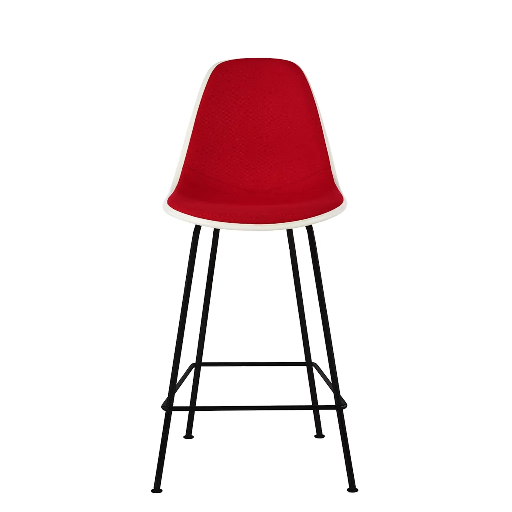 Eames® Molded Plastic Stool, Counter Height - Upholstered