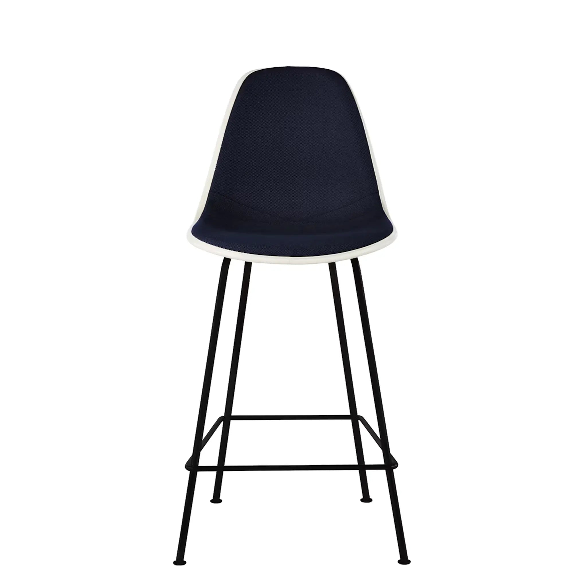 Eames® Molded Plastic Stool, Counter Height - Upholstered