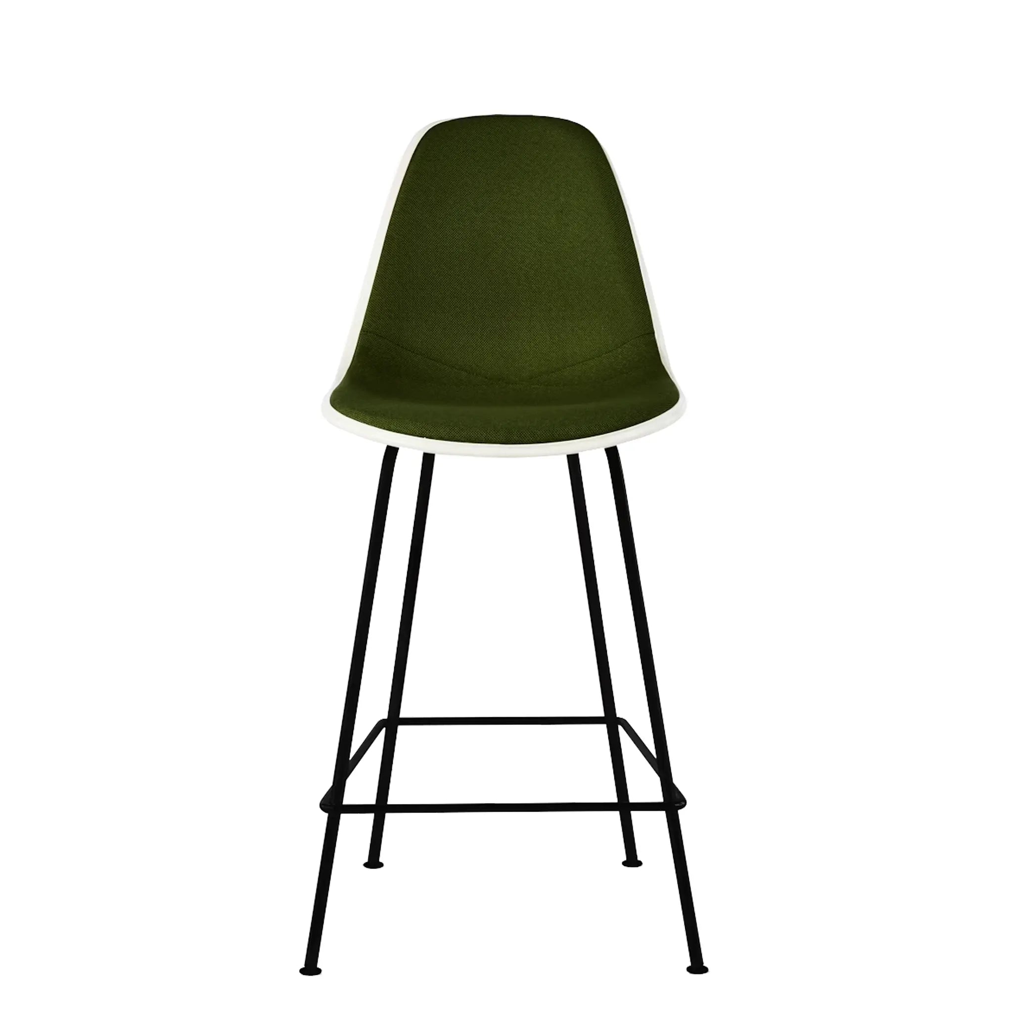 Eames® Molded Plastic Stool, Counter Height - Upholstered