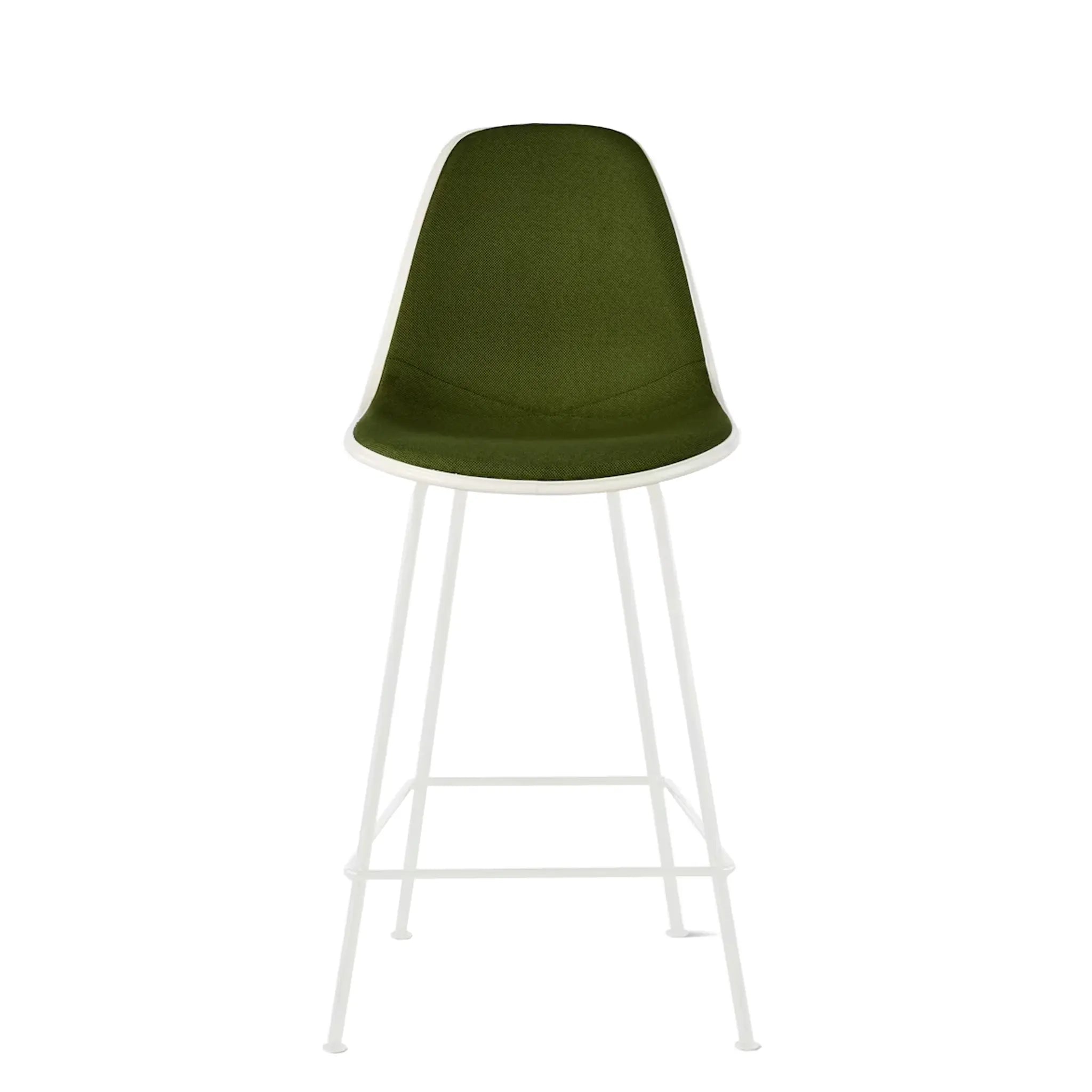 Eames® Molded Plastic Stool, Counter Height - Upholstered