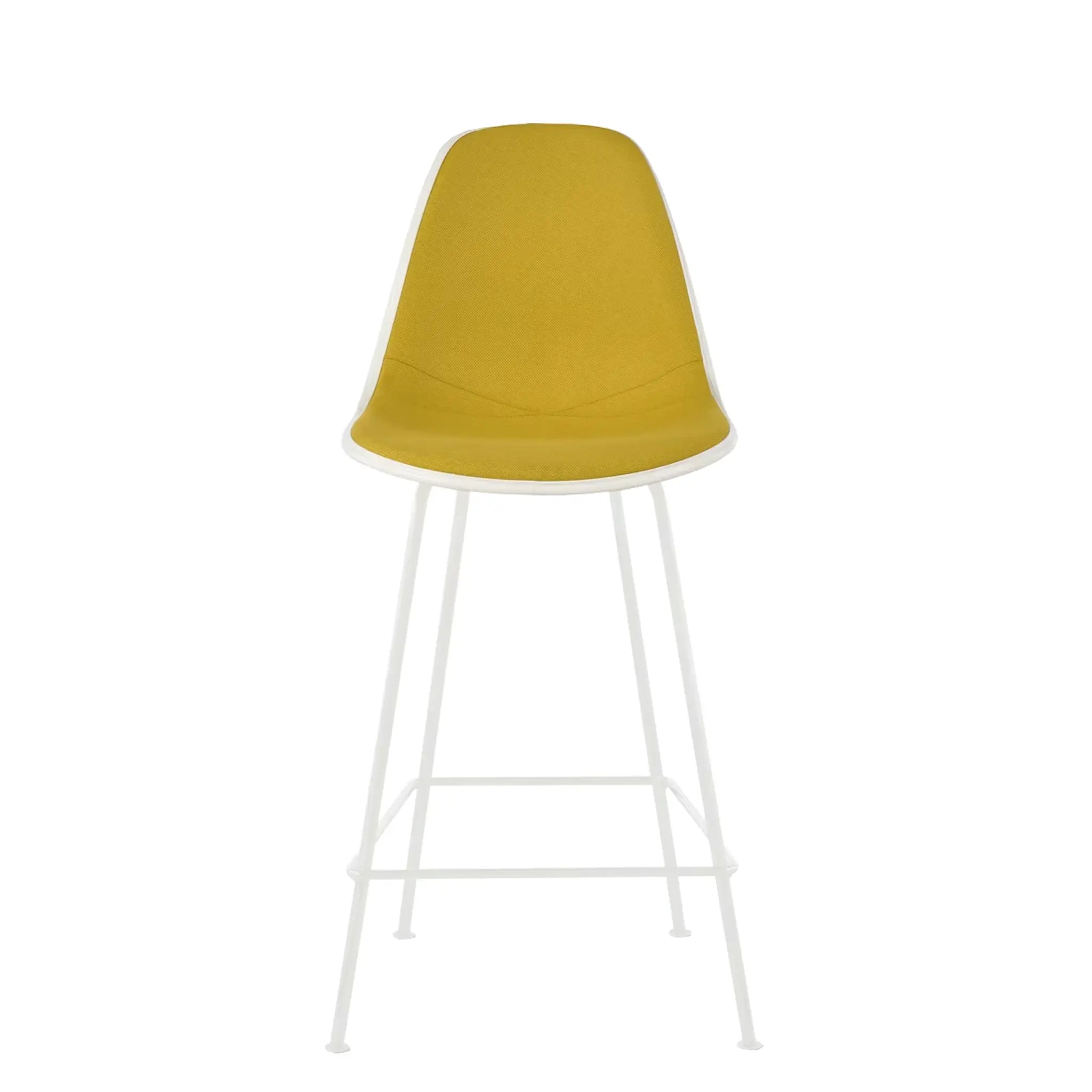 Eames® Molded Plastic Stool, Counter Height - Upholstered