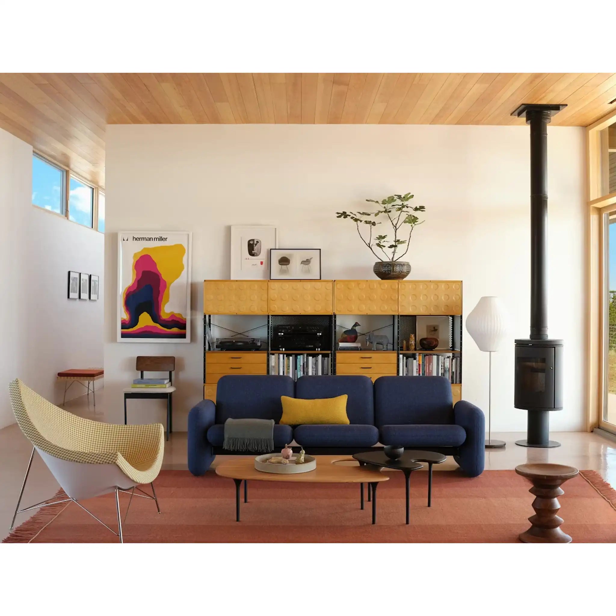 Nelson Coconut Lounge Chair