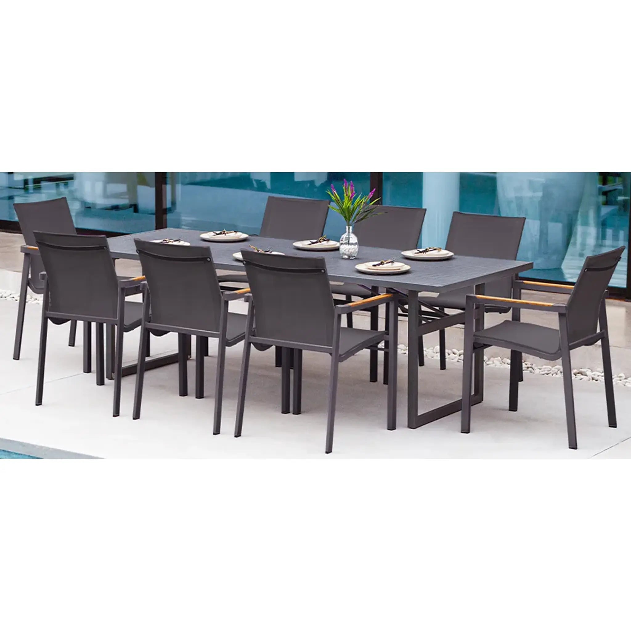 Chelsea Alu Stacking Armchair