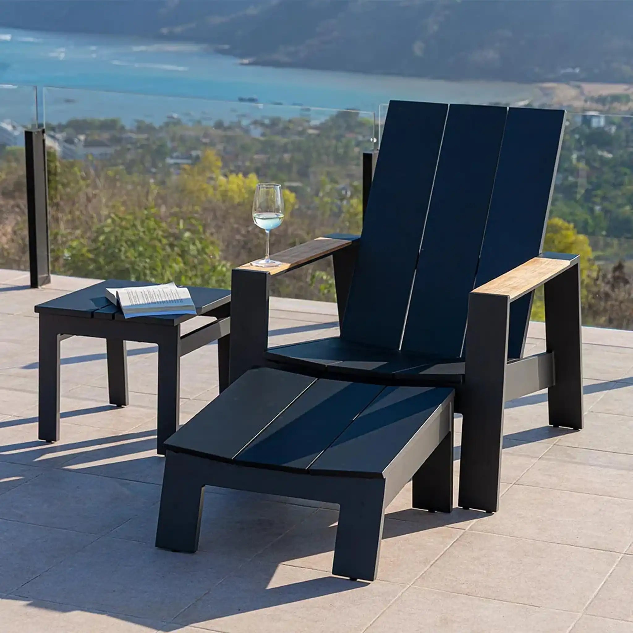 Marlo Alu Adirondack 休闲椅带垫子