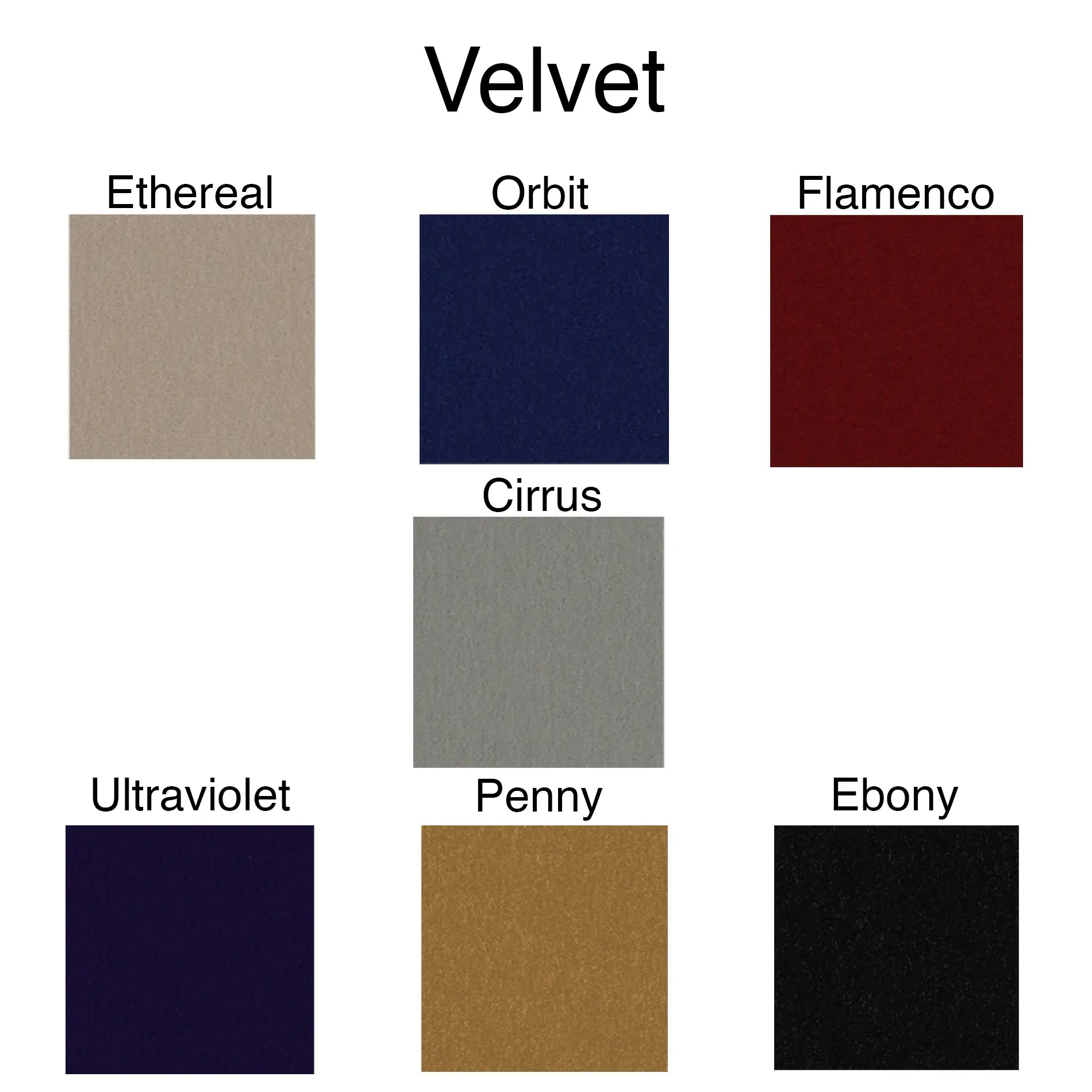 巴塞罗那凳 - 天鹅绒