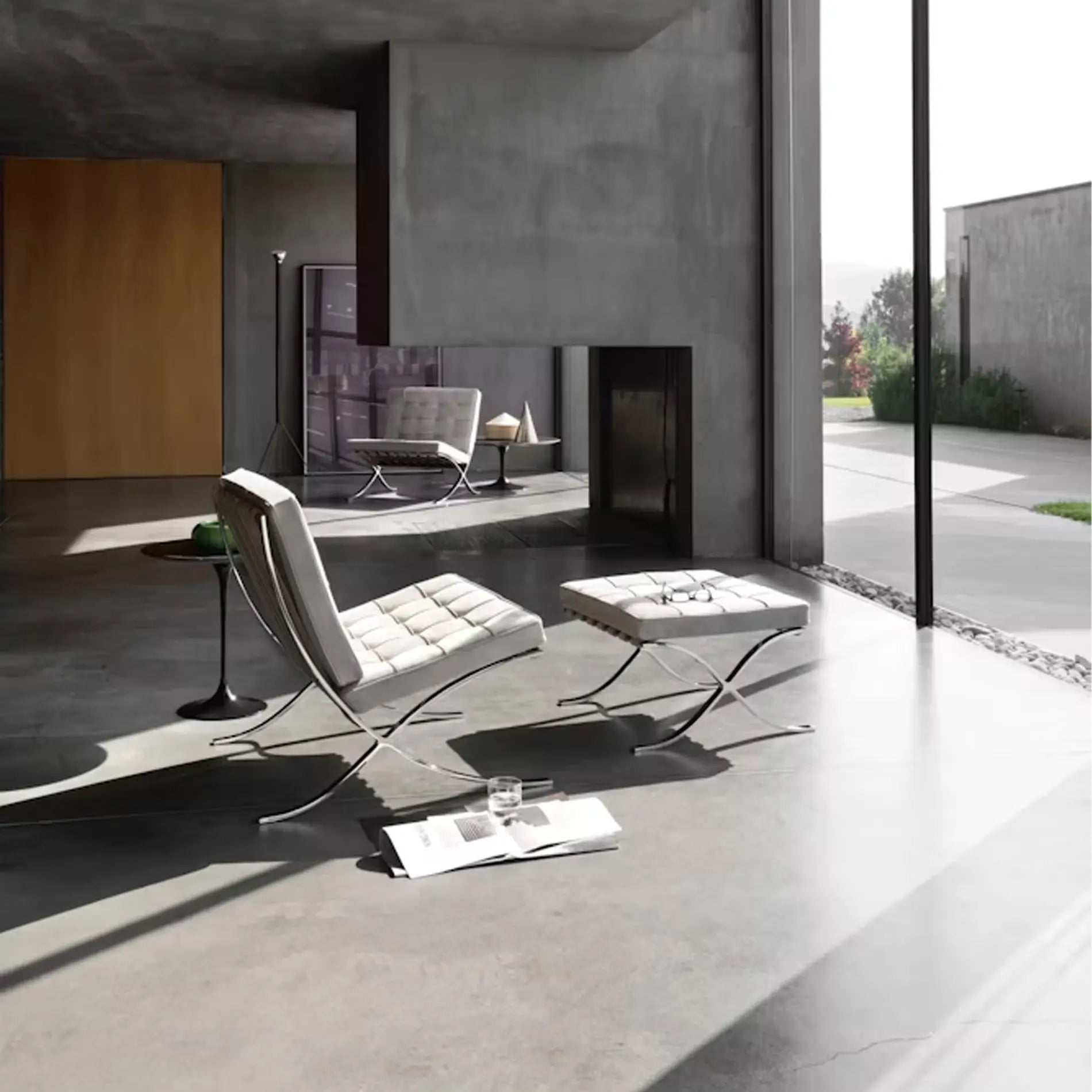 巴塞罗那凳 - 皮革