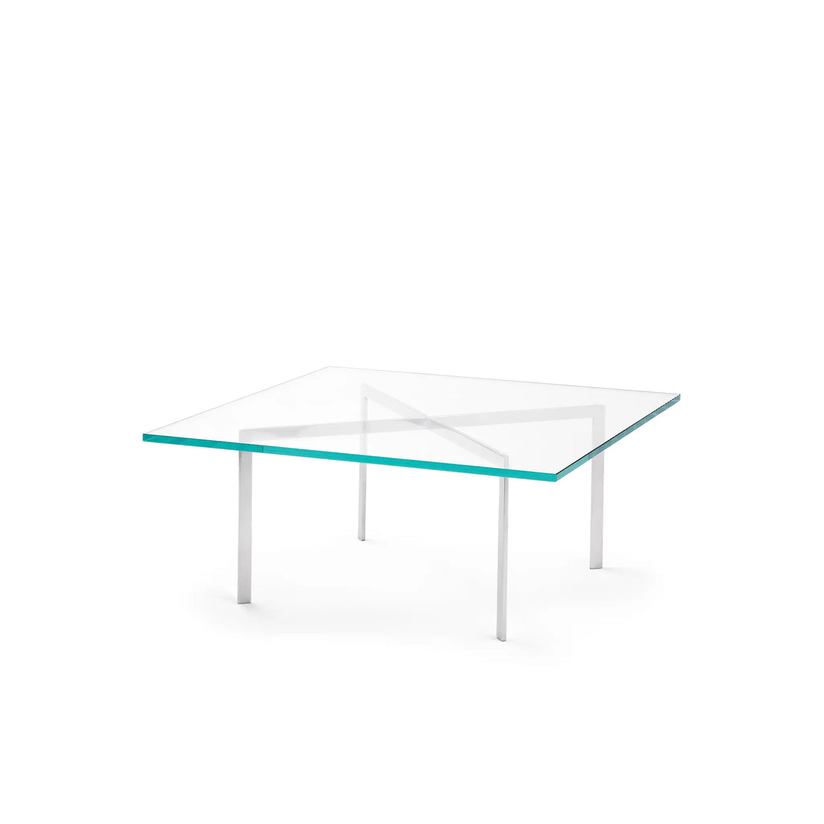 BARCELONA TABLE ミース ファン デル ローエ ガラス天板 Knoll - Barcelona Table | Livingspace Interiors