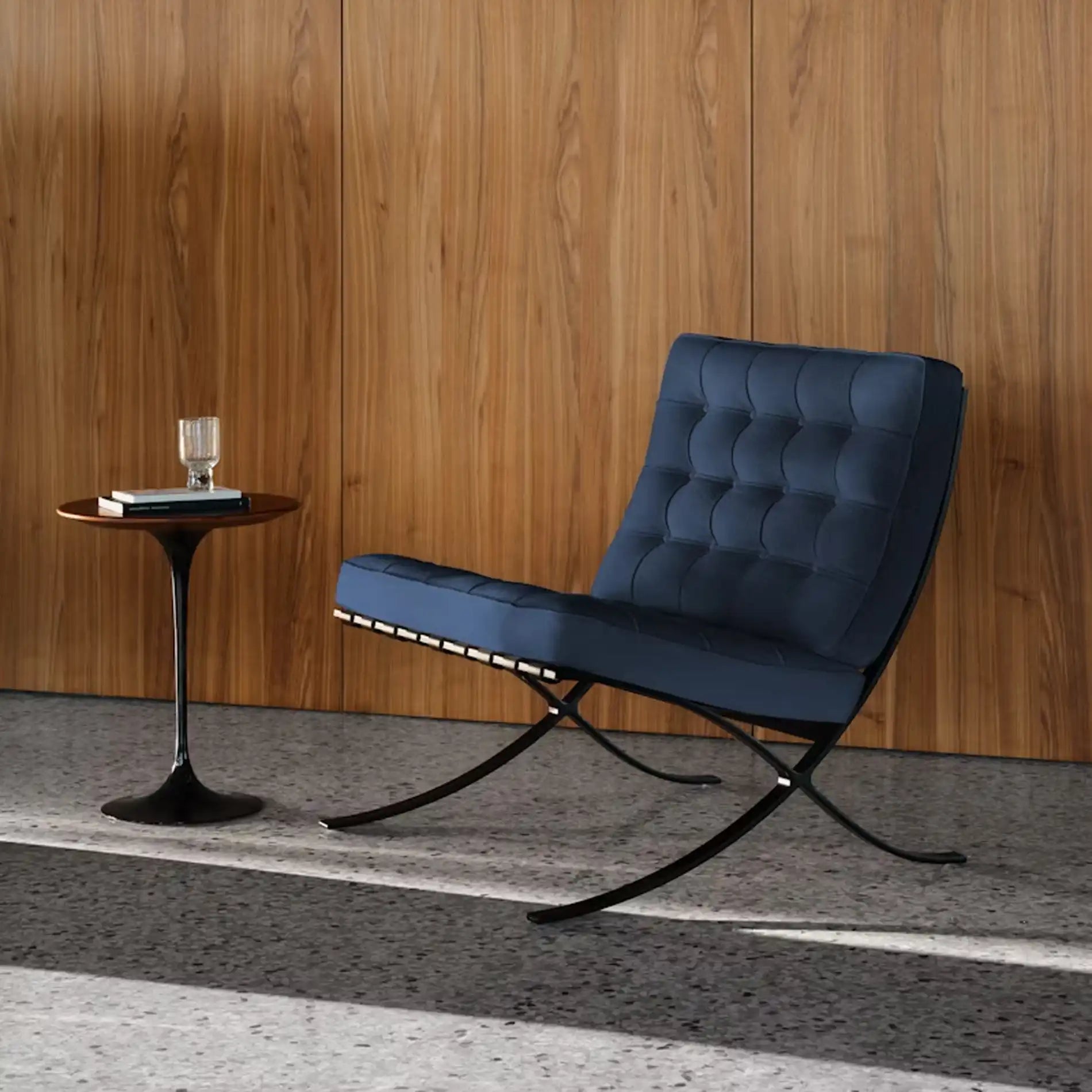 巴塞罗那凳 - 天鹅绒