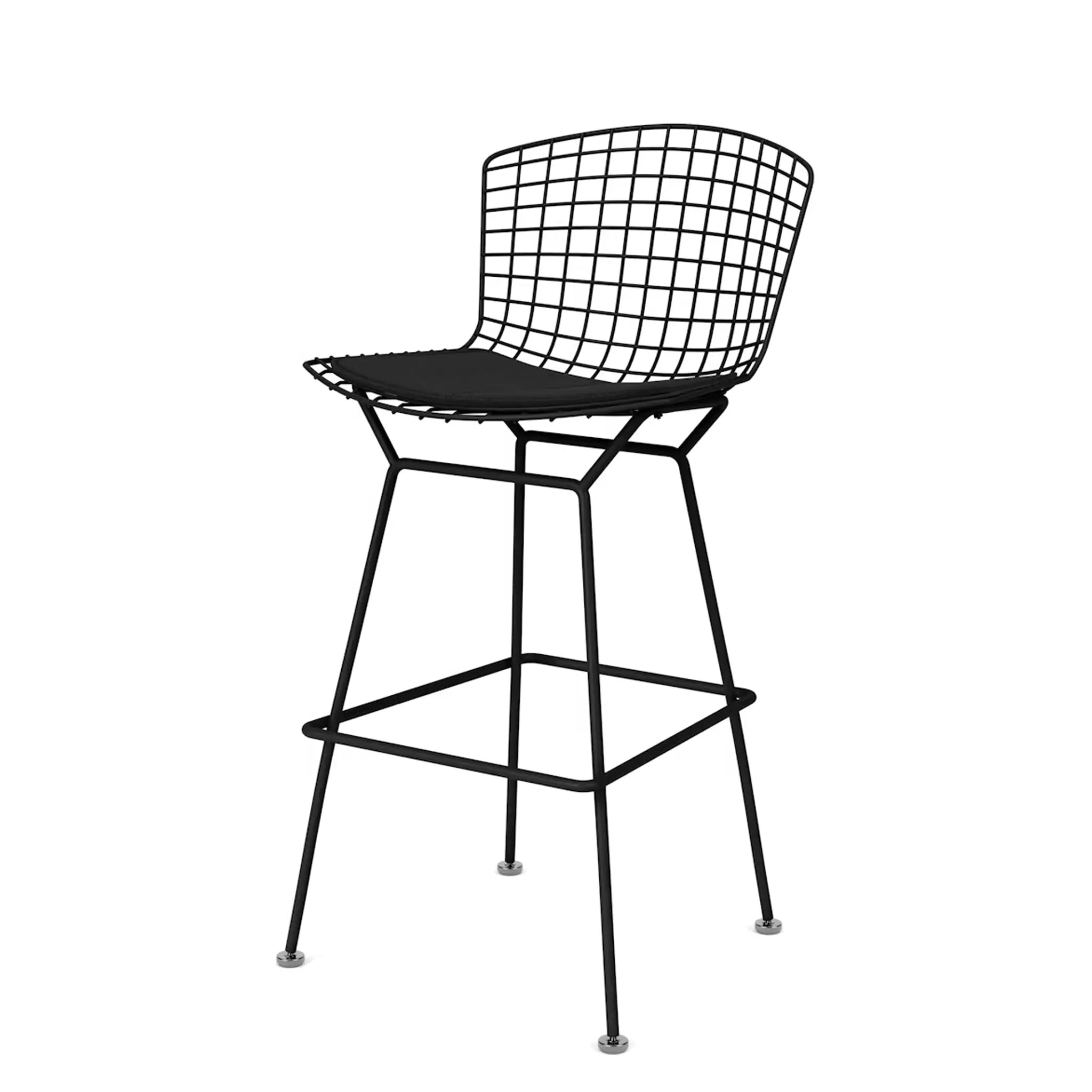 Bertoia 凳子，柜台高度 - 织物座垫