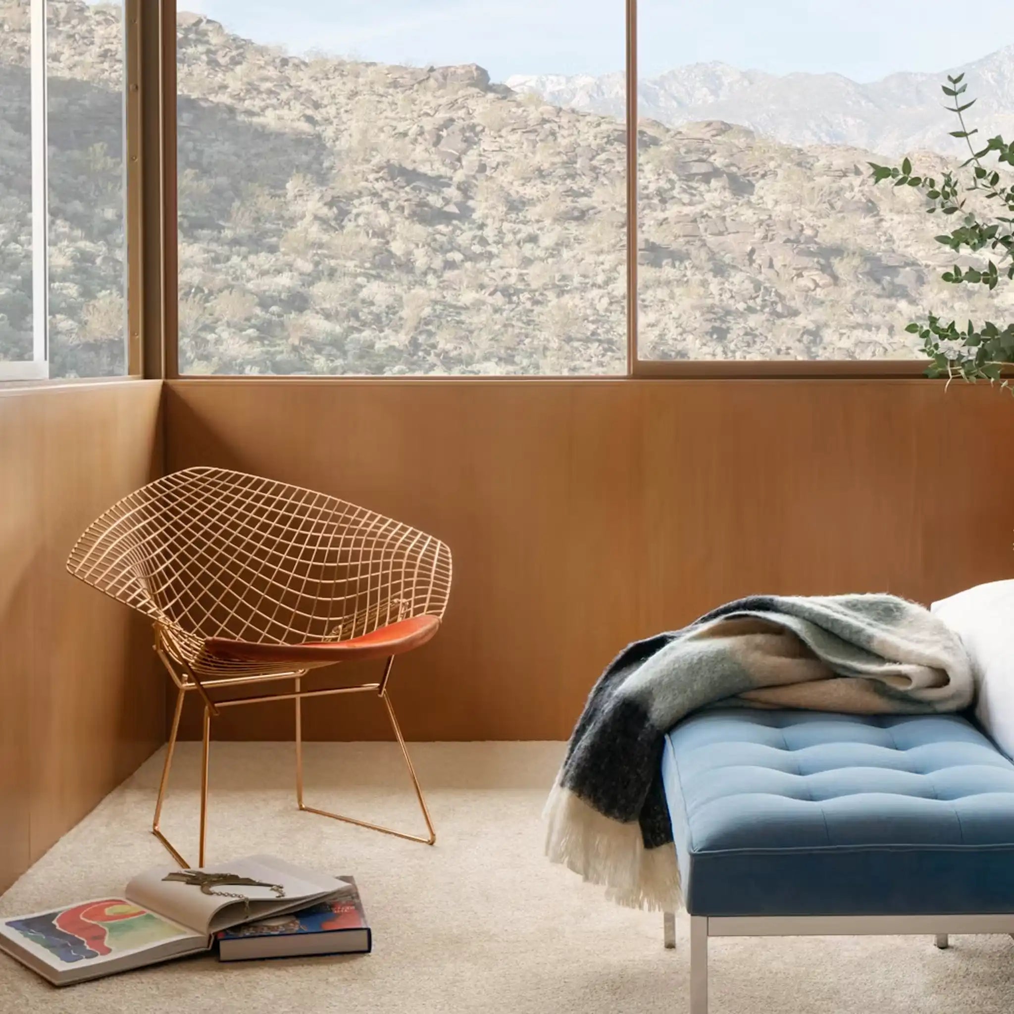 Bertoia Diamond Chair