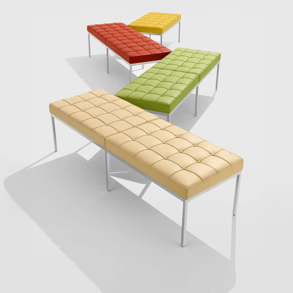 Florence Knoll 两人长椅 - 织物