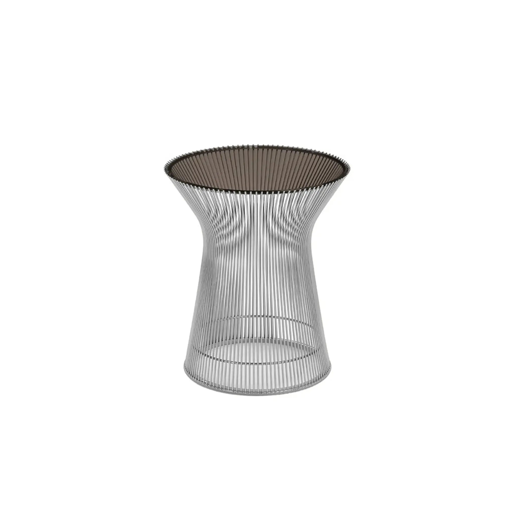 Platner 抛光镍边桌