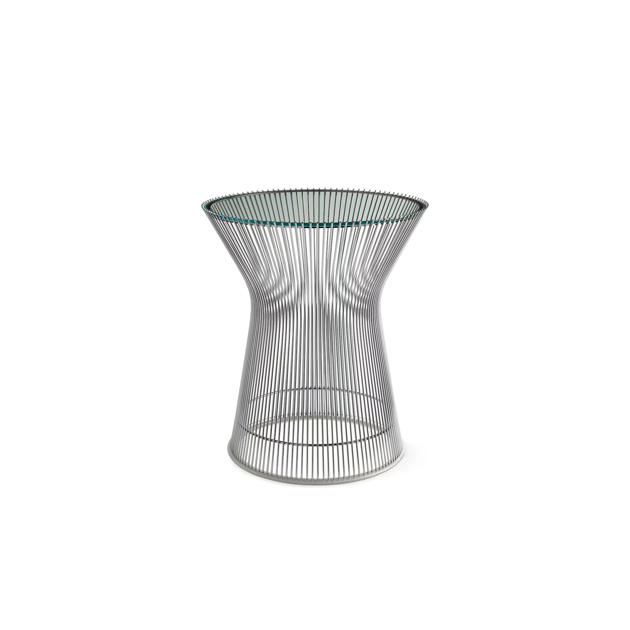 Platner 抛光镍边桌