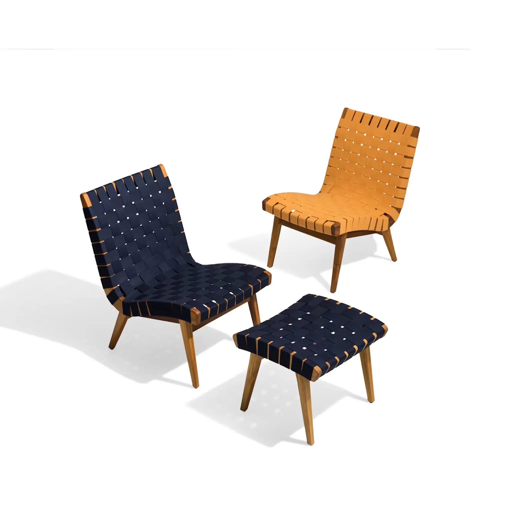 Risom Lounge Chair and Ottoman