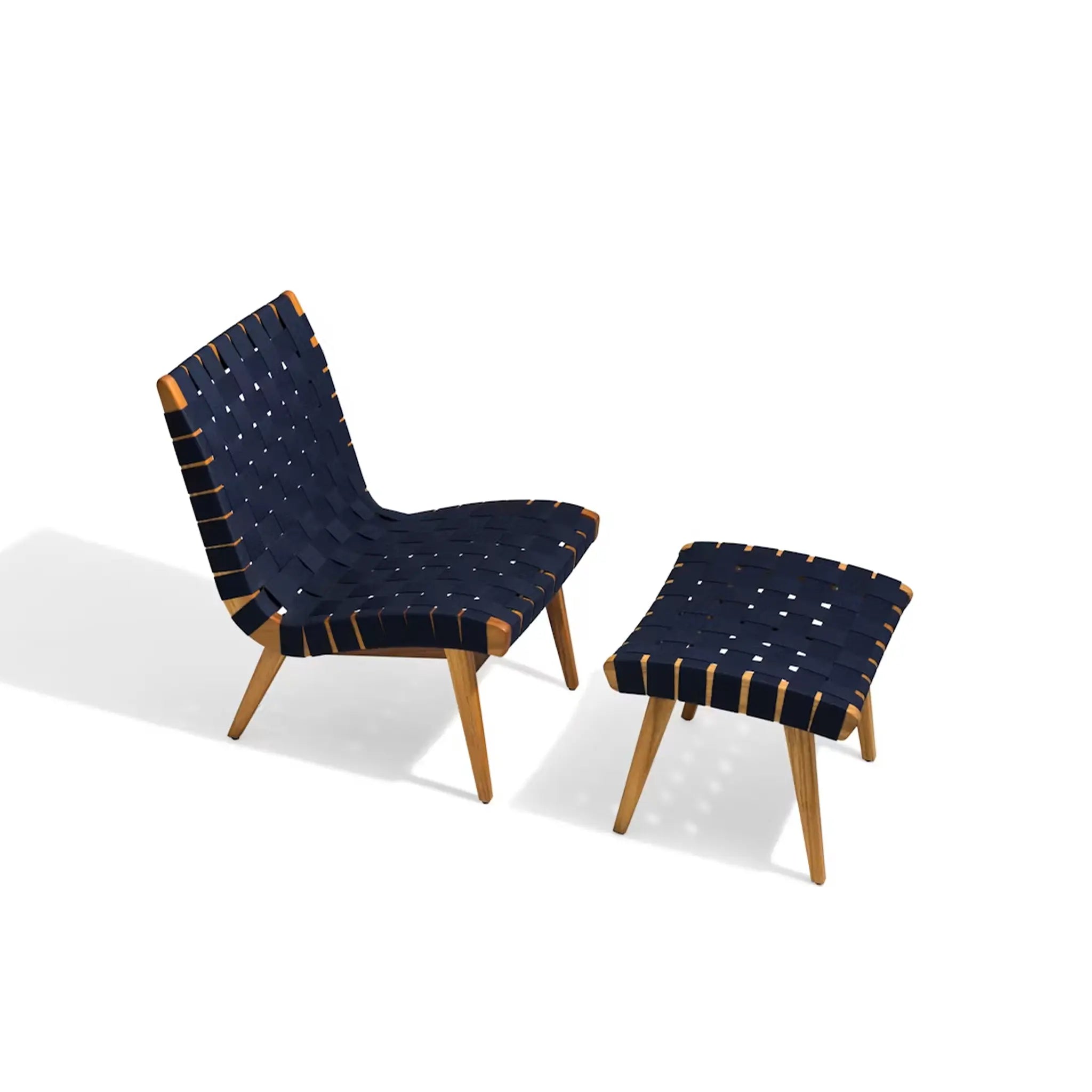 Risom Lounge Chair and Ottoman