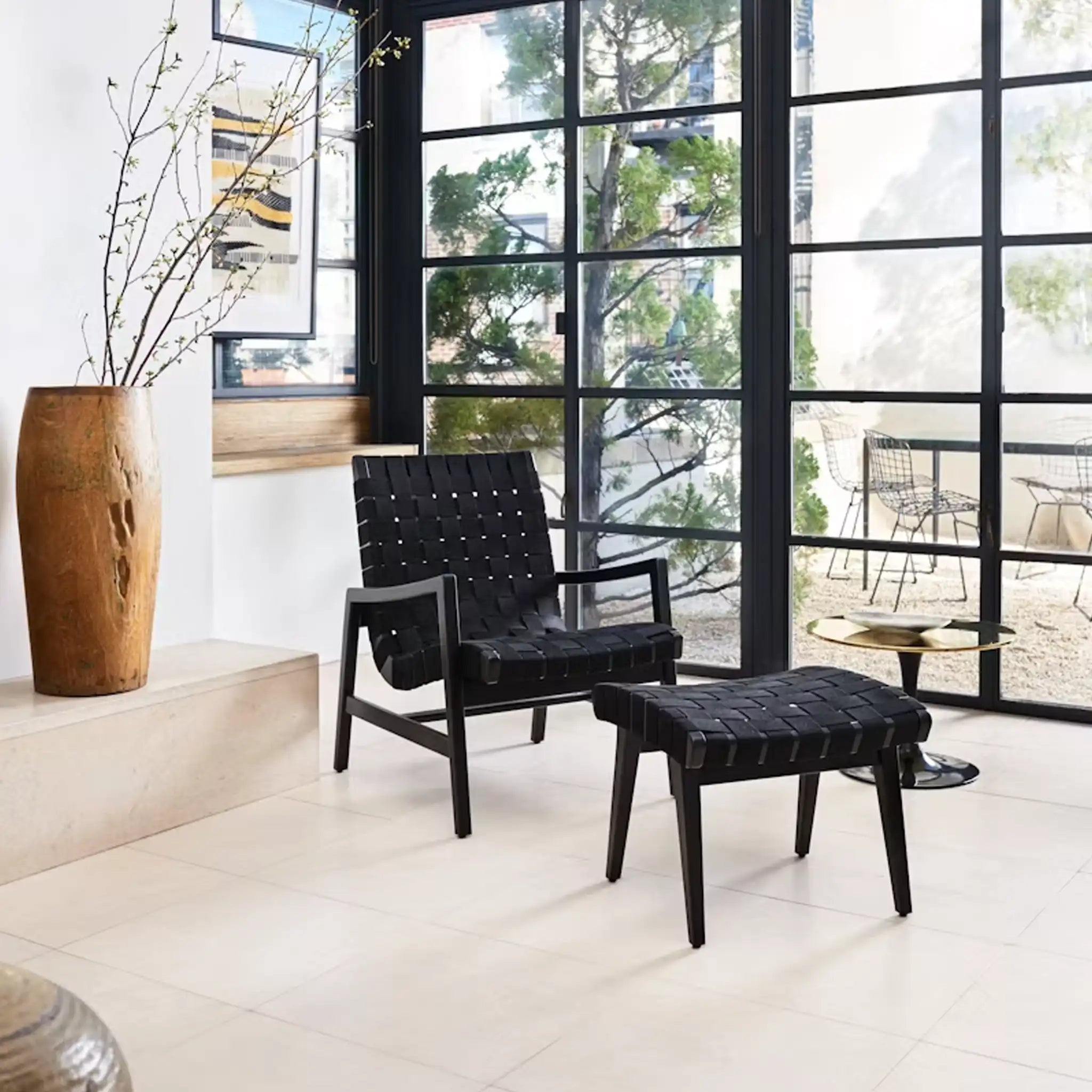 Risom Lounge Chair and Ottoman