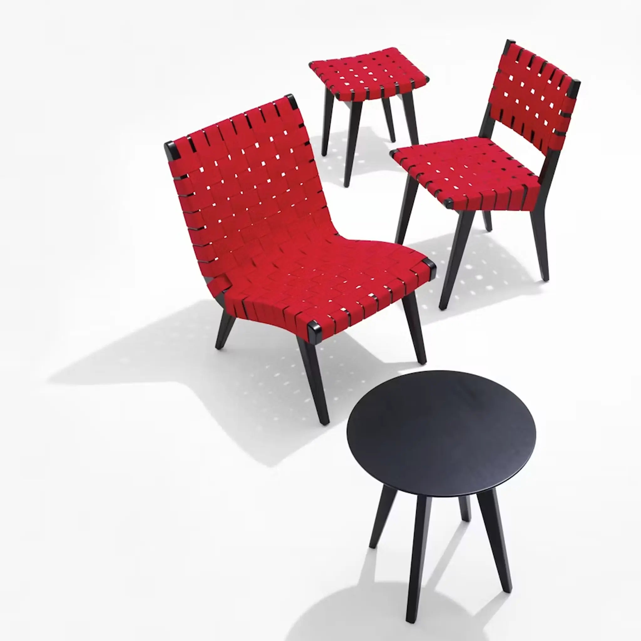 Risom Lounge Chair and Ottoman