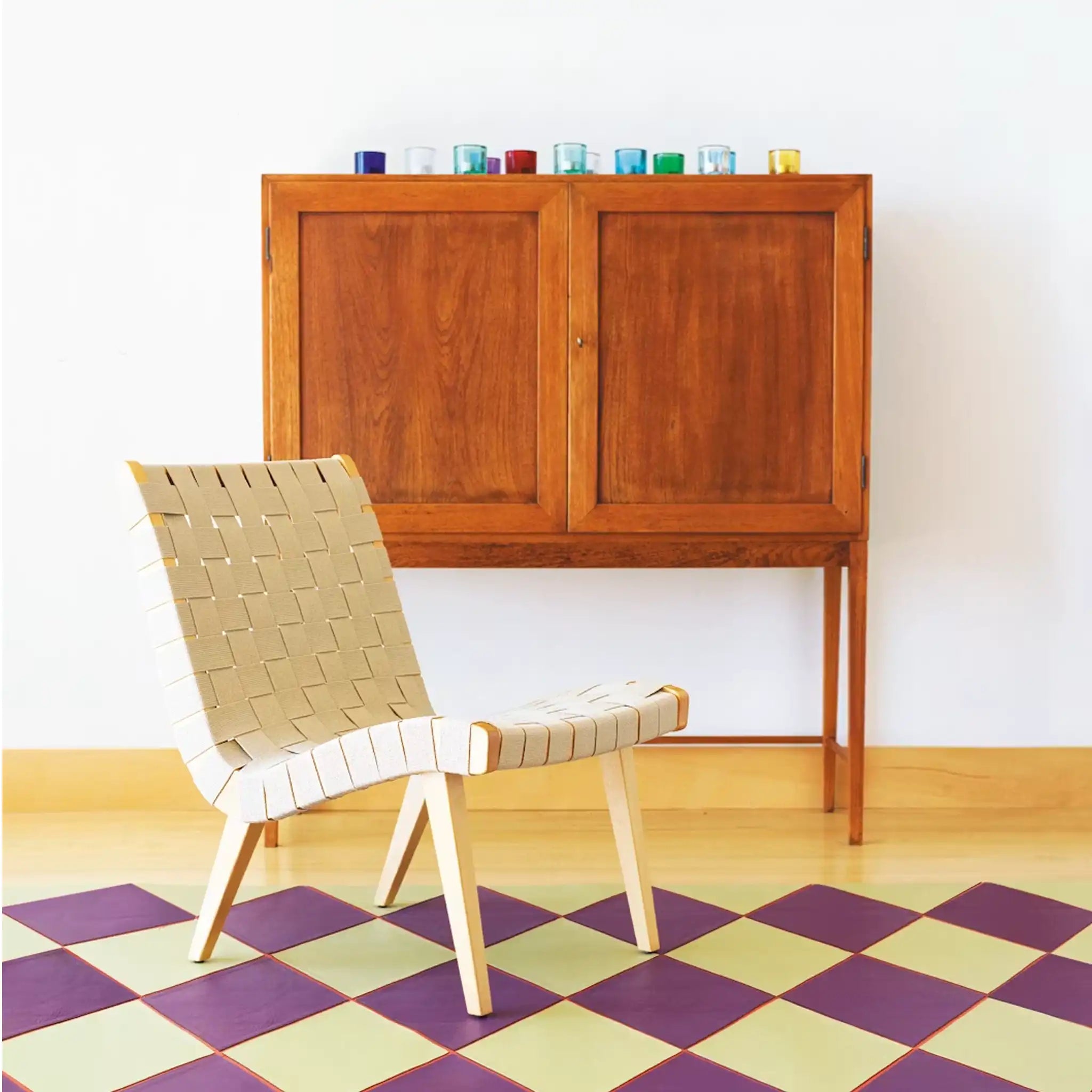 Risom Lounge Chair and Ottoman