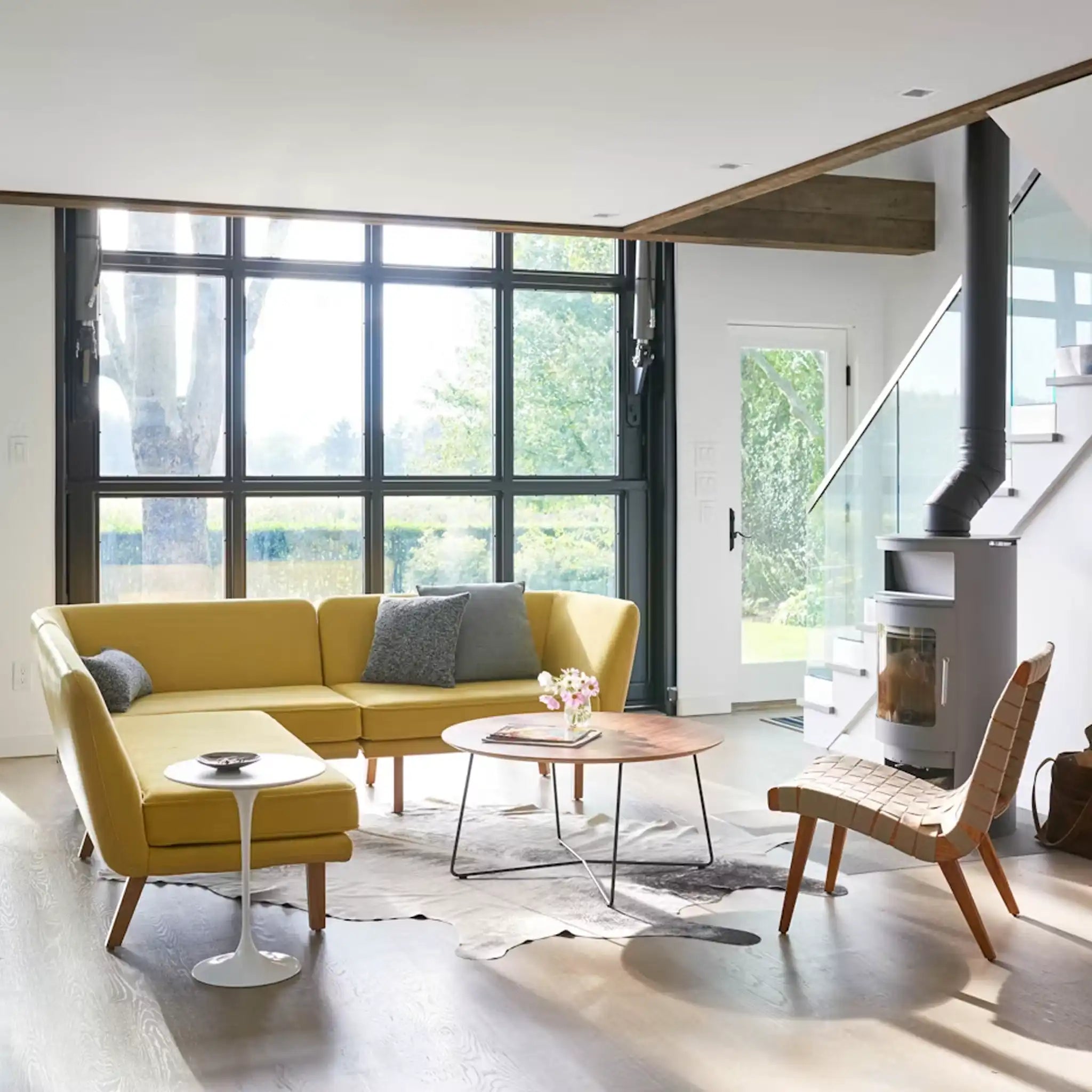 Risom Lounge Chair and Ottoman
