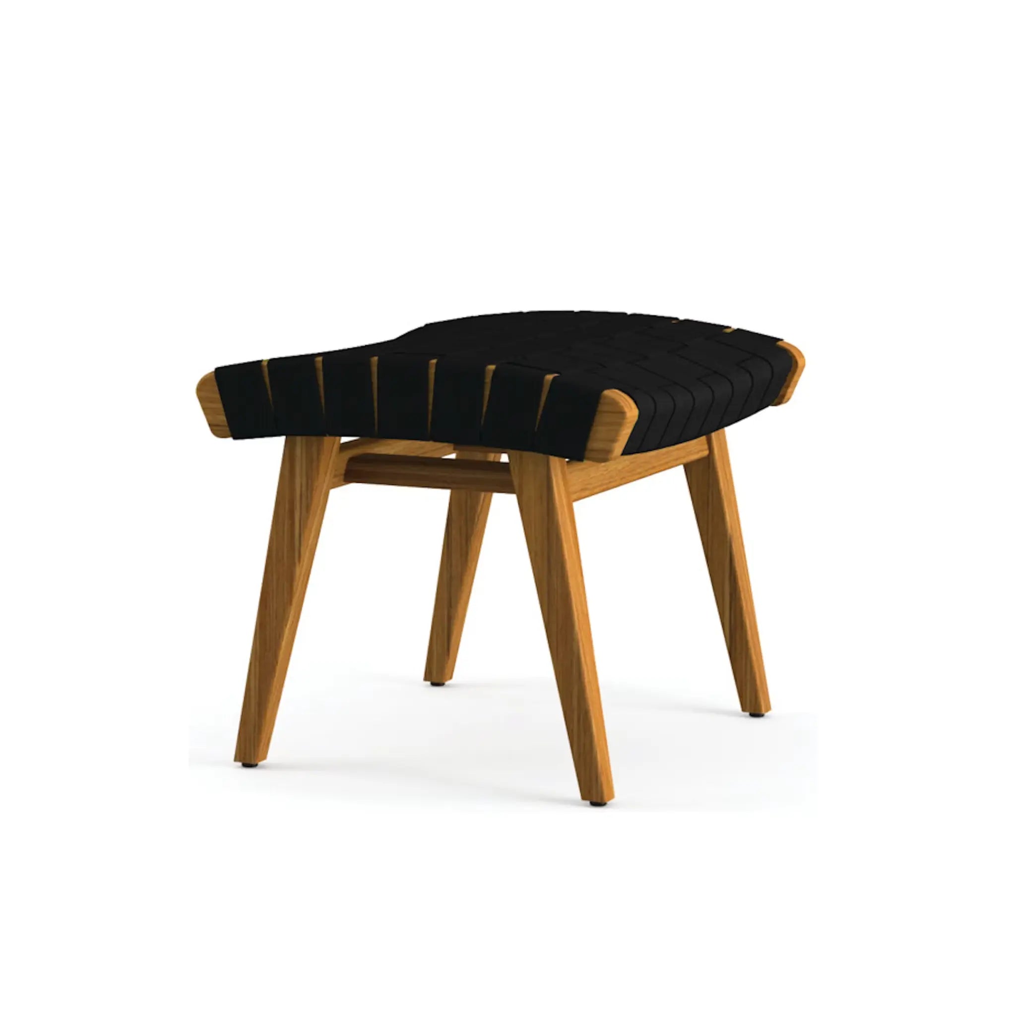 Risom Outdoor Lounge Chair and Ottoman