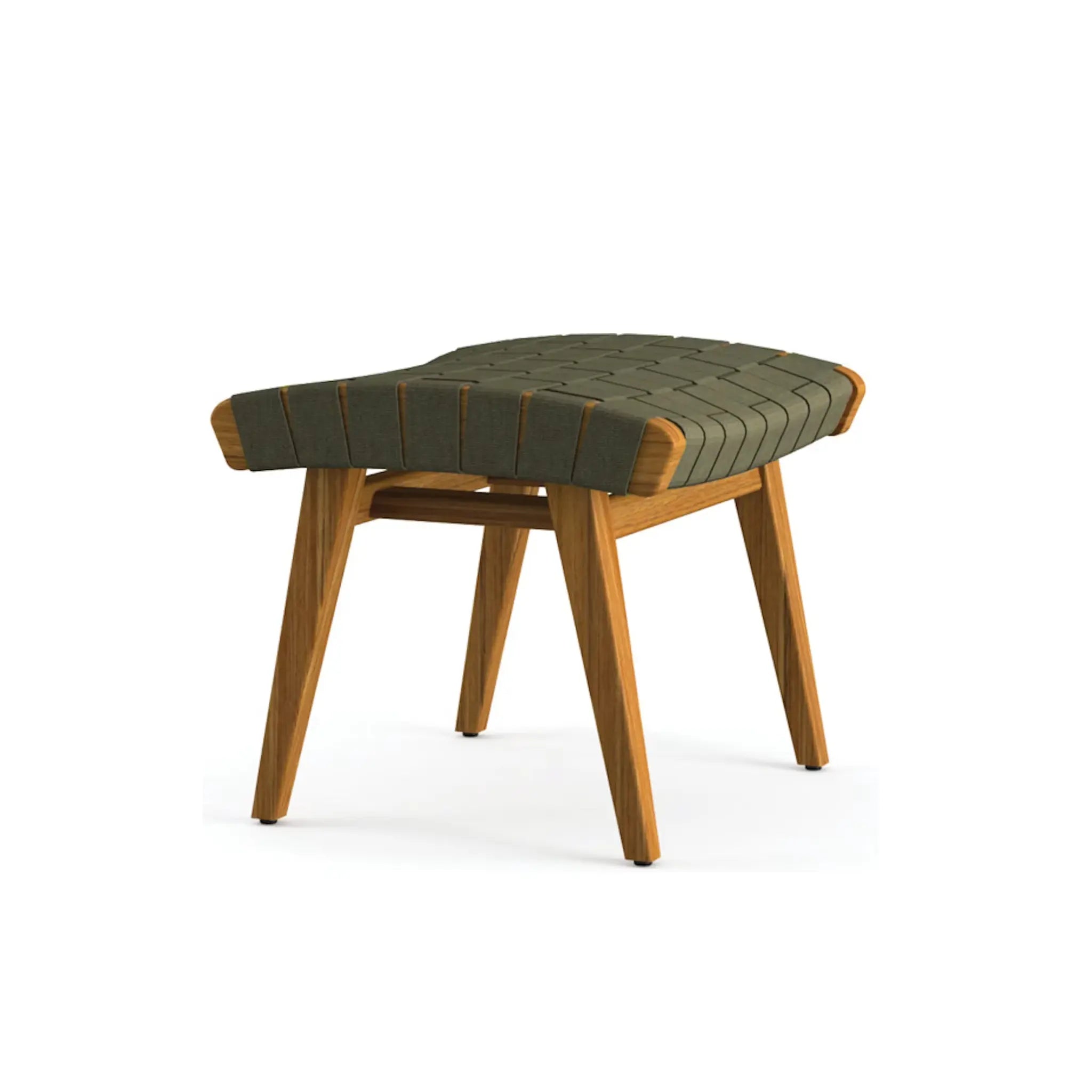 Risom Outdoor Lounge Chair and Ottoman