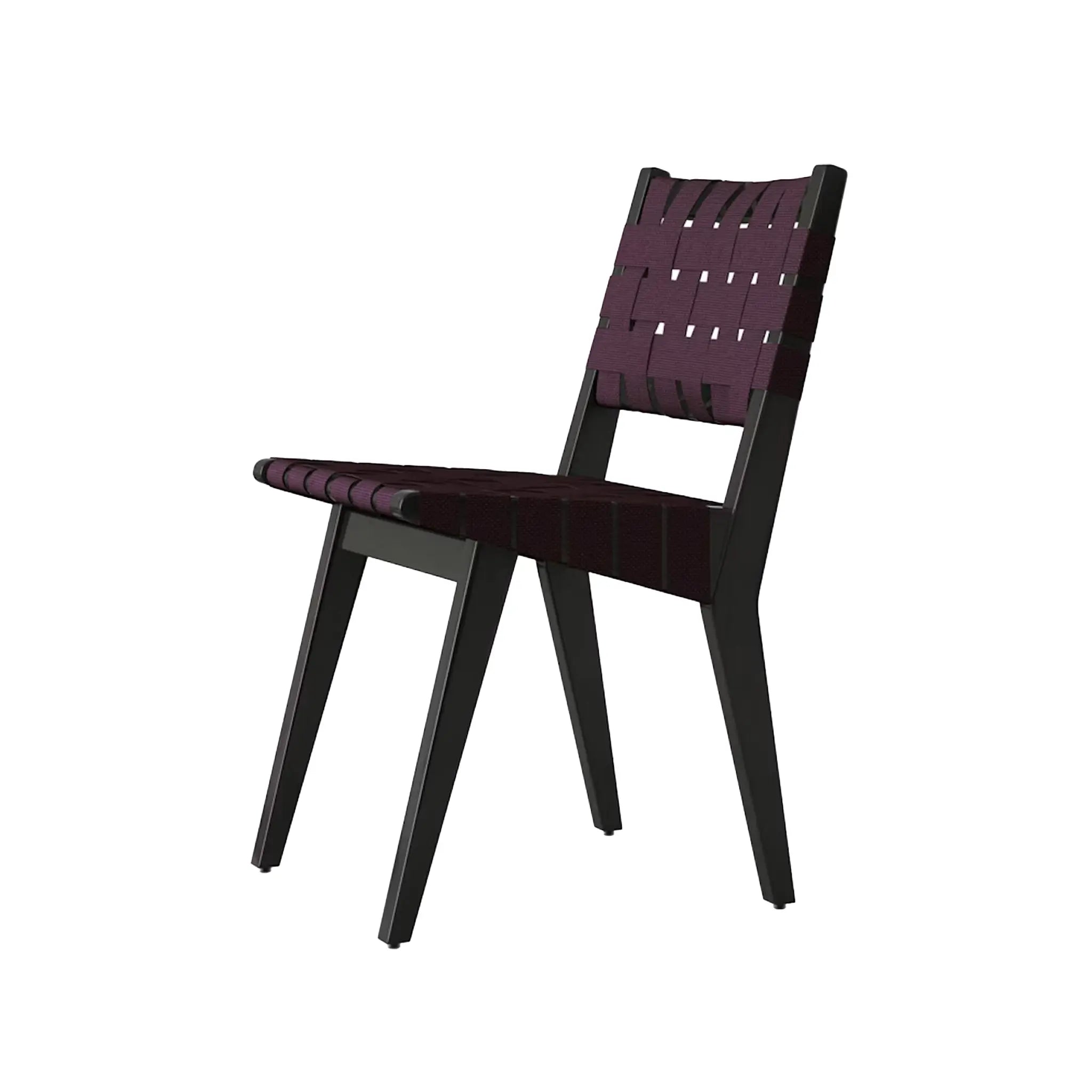 Risom Side Chair with Webbed Seat and Back